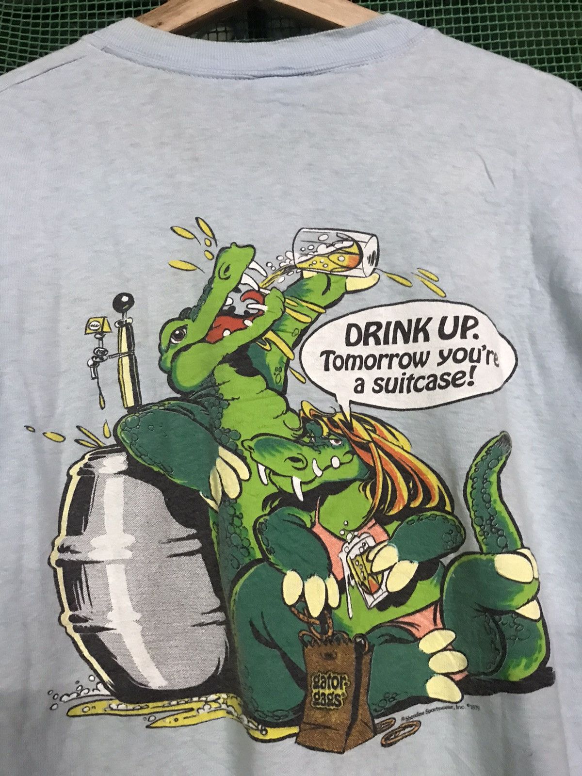 Vintage Gator Gags by Stedman 1979 Short Sleeve Size US L / EU 52-54 / 3 - 4 Thumbnail