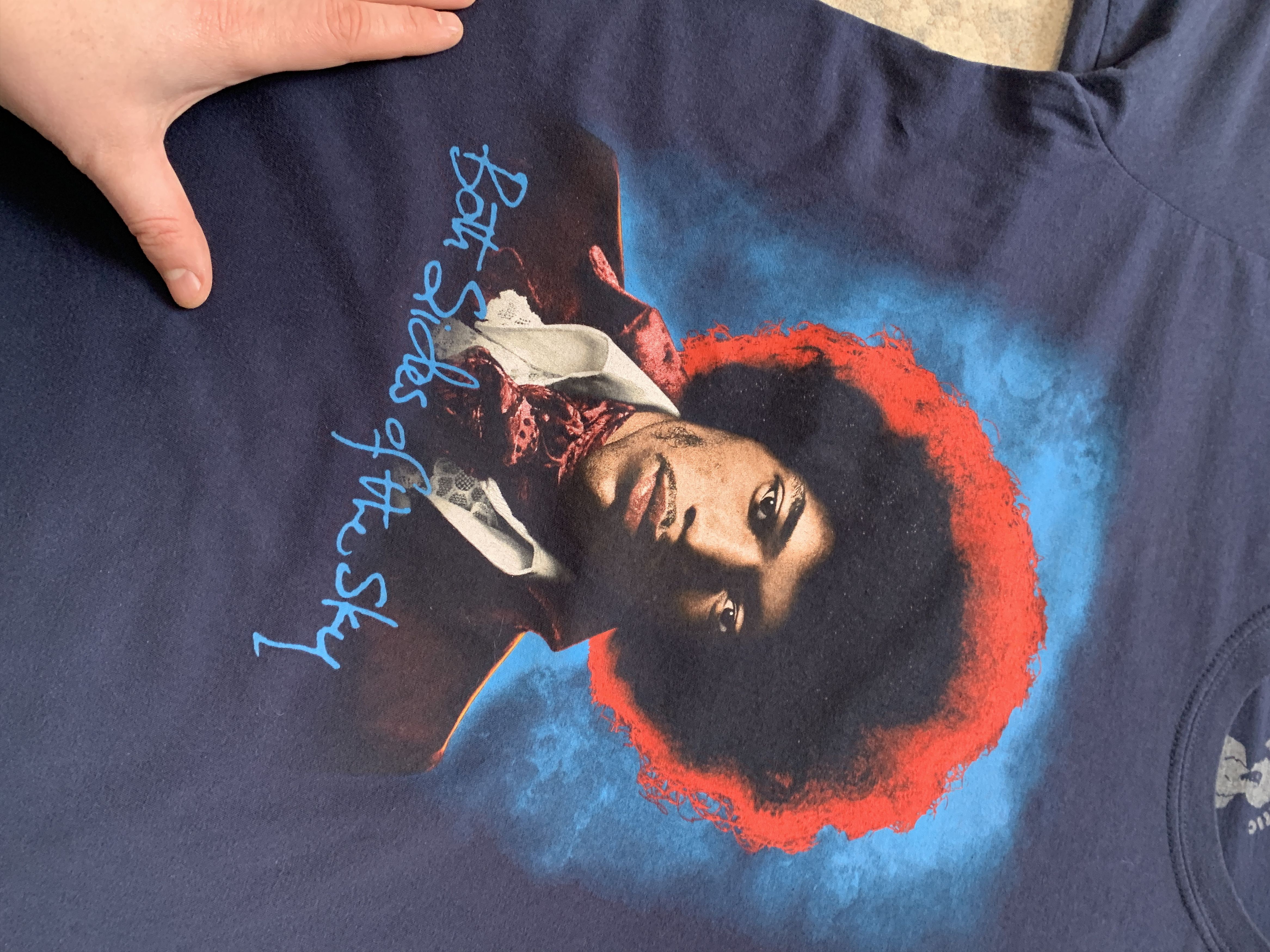 Band Tees × Jimi Hendrix Jimi Hendrix Both Sides Of The Sky T-Shirt Size US L / EU 52-54 / 3 - 3 Thumbnail