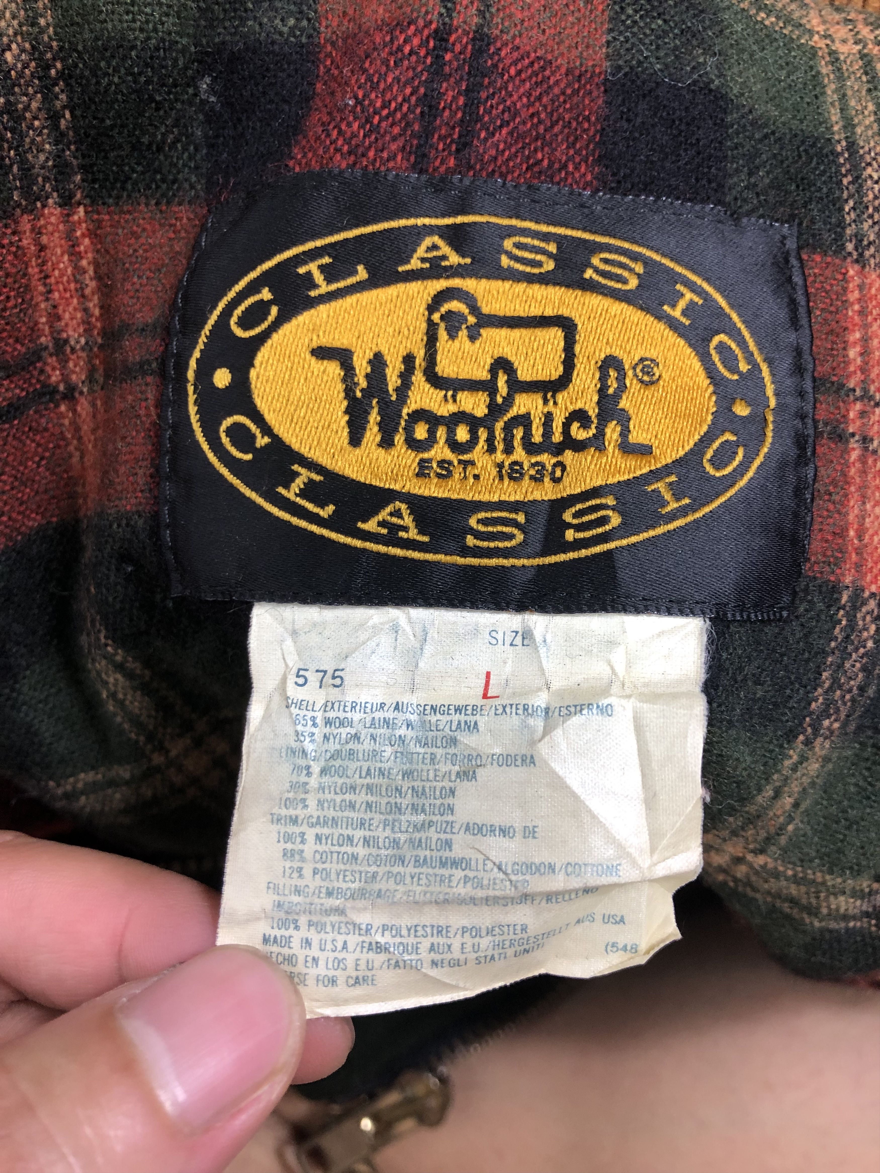 Vintage × Woolrich Woolen Mills RARE🔥VINTAGE 90’S WOOLRICH CLASSIC WOOL JACKET MADE IN USA Size US XL / EU 56 / 4 - 14 Thumbnail