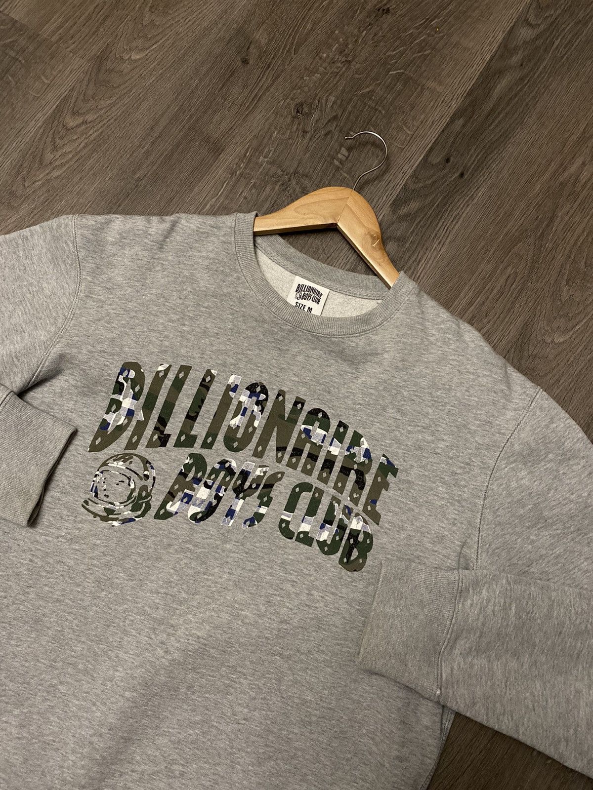Billionaire Boys Club Billionaire Boys Club BBC camo big logo sweatshirt Size US M / EU 48-50 / 2 - 2 Thumbnail