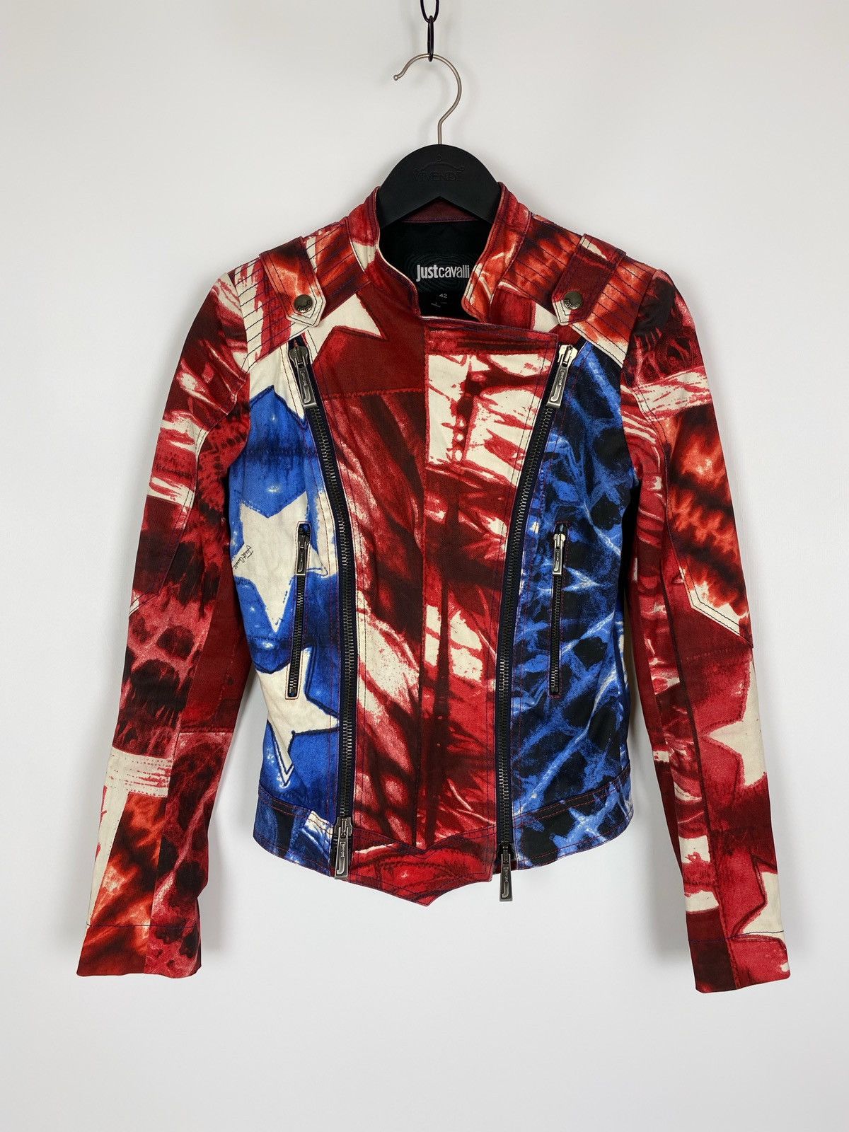 Just Cavalli Just Cavalli Multi-Zipper Jacket Size 42 Size M / US 6-8 / IT 42-44 - 4 Thumbnail