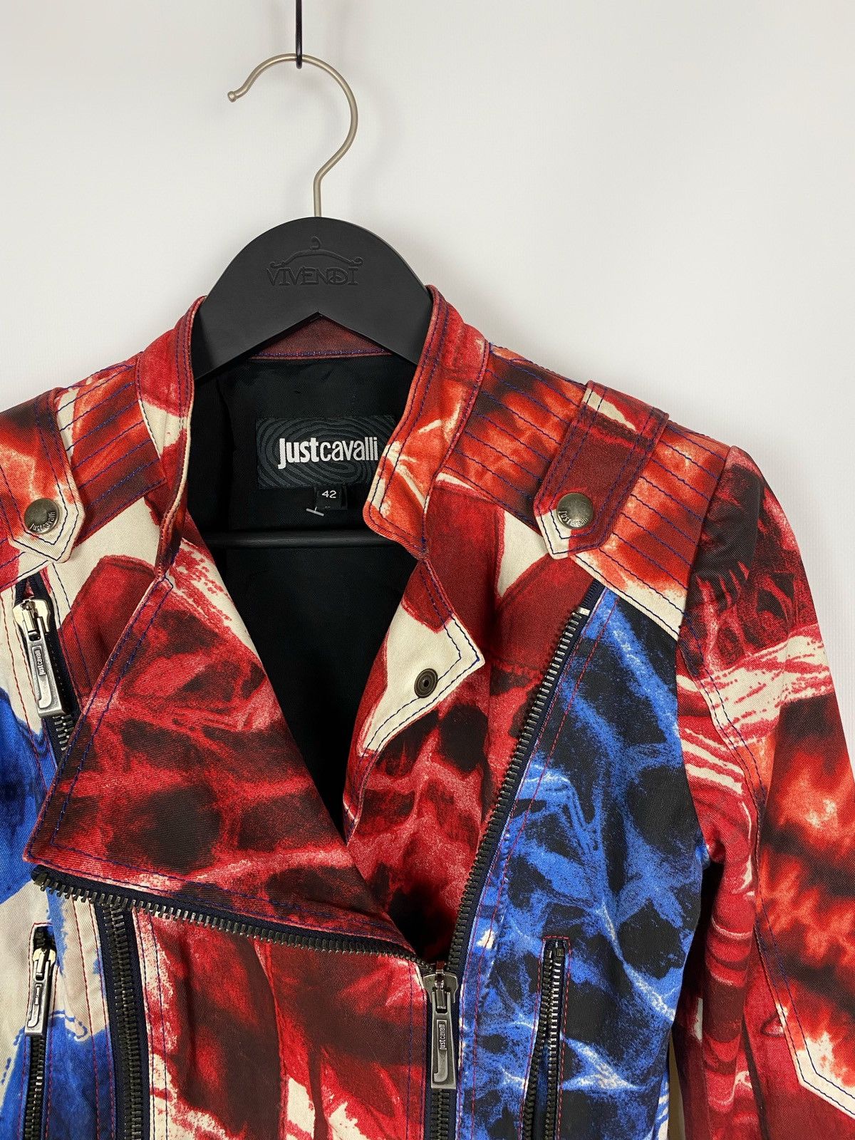 Just Cavalli Just Cavalli Multi-Zipper Jacket Size 42 Size M / US 6-8 / IT 42-44 - 5 Thumbnail