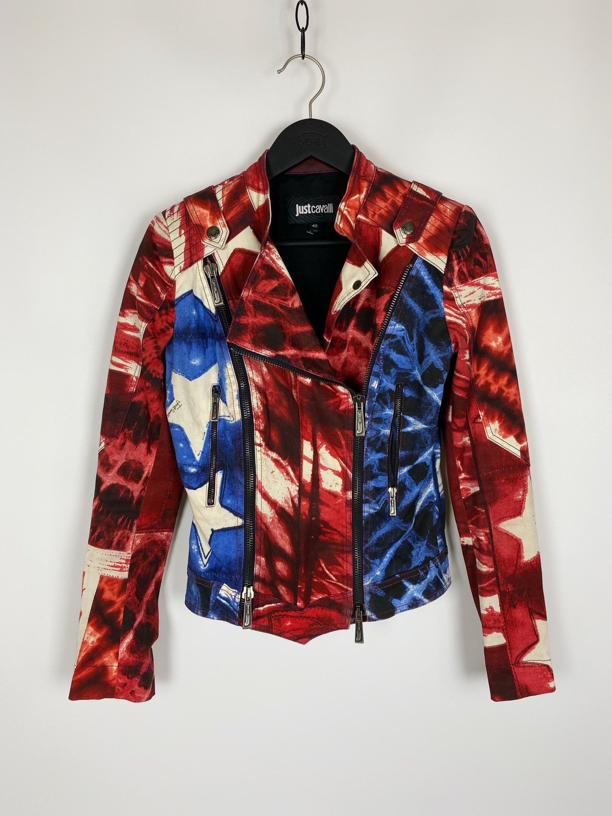 Just Cavalli Just Cavalli Multi-Zipper Jacket Size 42 Size M / US 6-8 / IT 42-44 - 1 Thumbnail