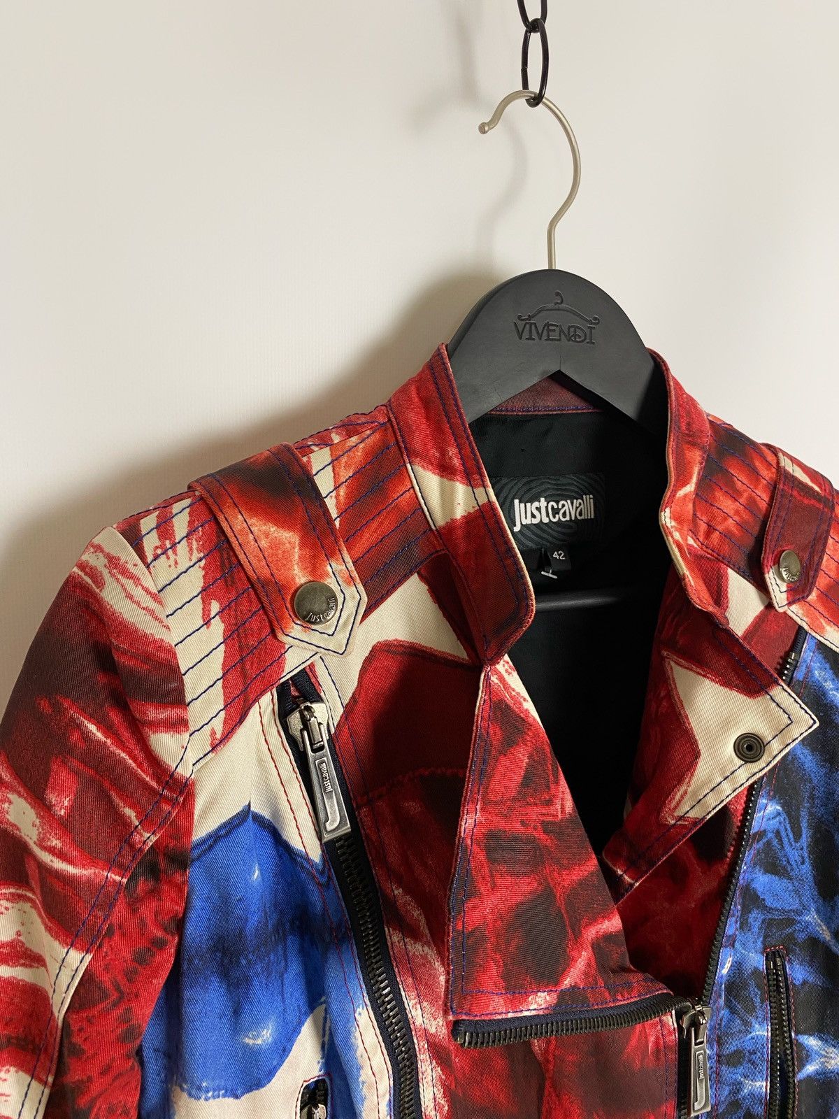 Just Cavalli Just Cavalli Multi-Zipper Jacket Size 42 Size M / US 6-8 / IT 42-44 - 6 Thumbnail