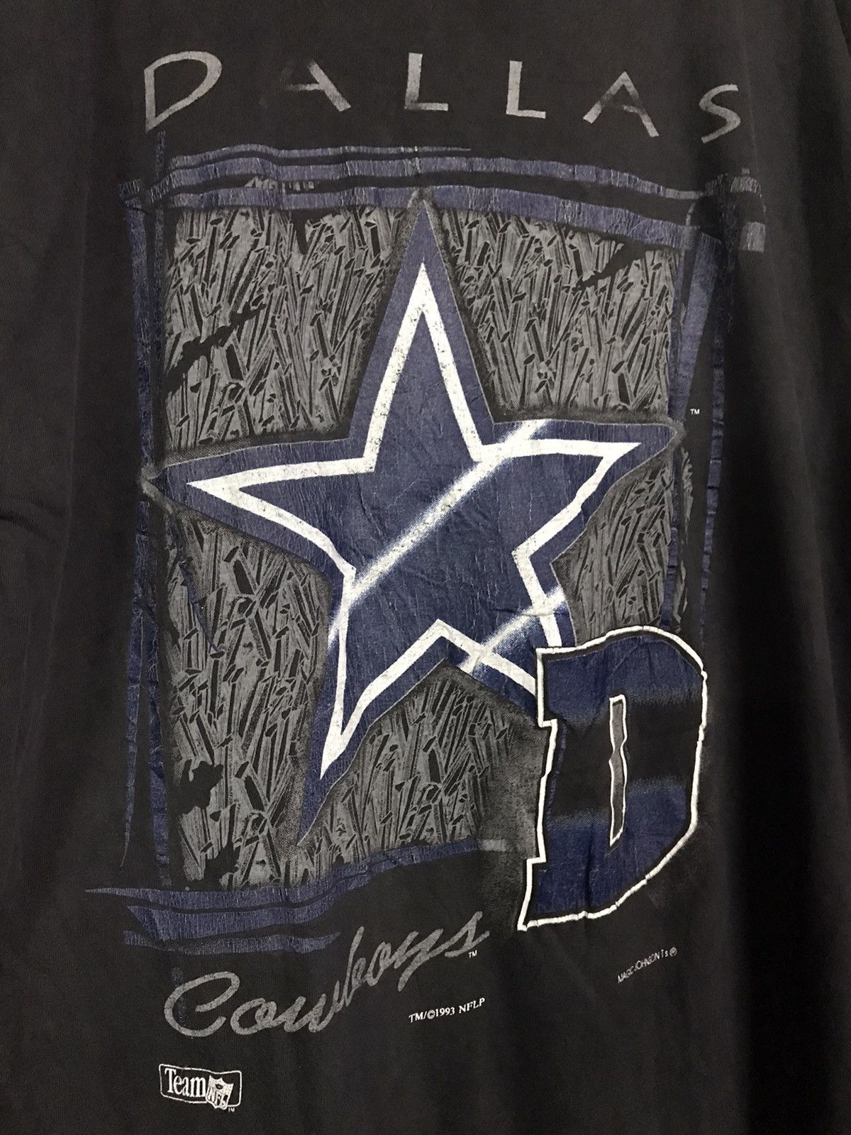 If Six Was Nine × NBA × NFL Vintage Dallas Cowboys 1993 Tshirt Pullover Size US L / EU 52-54 / 3 - 3 Thumbnail