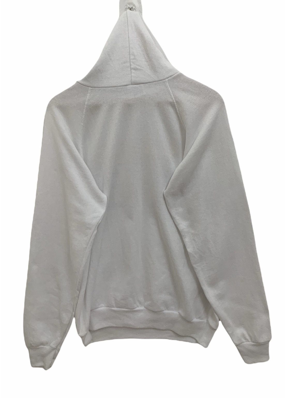 Hanes × Vintage Vtg 90s Hanes Hoodie Sunlight Soap White Size US L / EU 52-54 / 3 - 4 Thumbnail