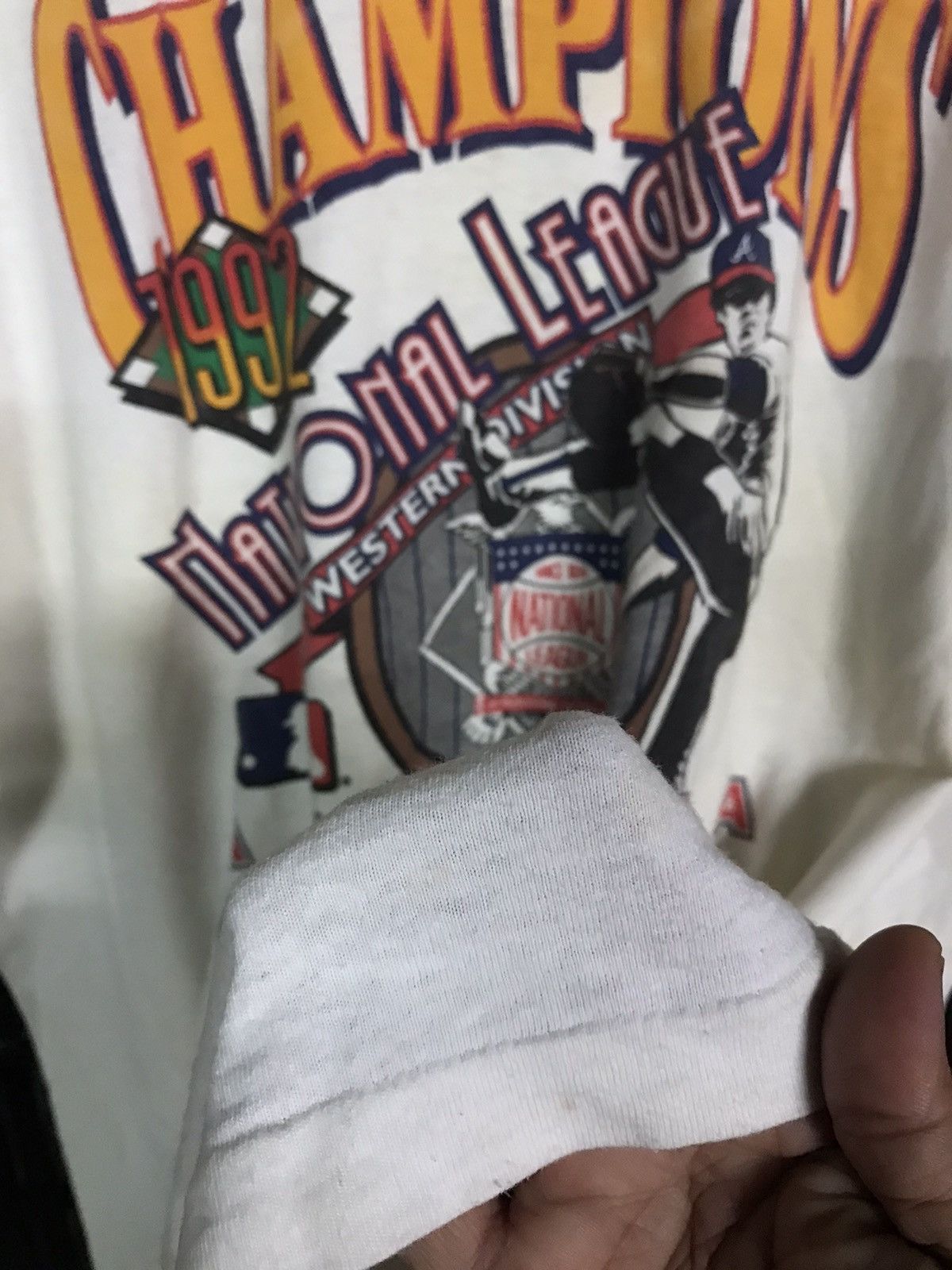 Vintage Champions 1992 Atlanta Tshirt Short Sleeve Size US XXL / EU 58 / 5 - 5 Thumbnail