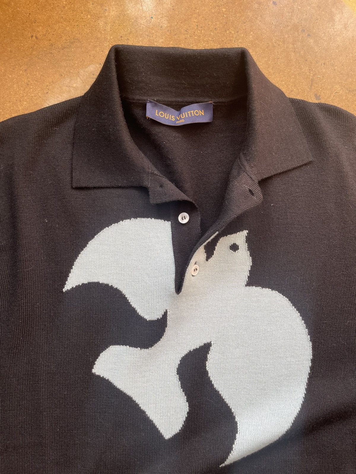 Louis Vuitton Louis Vuitton Virgil Homage Dove Polo Shirt Size US L / EU 52-54 / 3 - 8 Thumbnail
