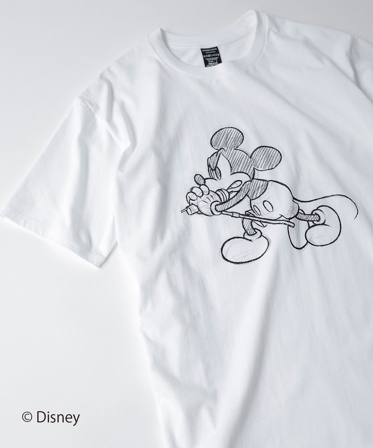 Number (N)ine Number (N)ine White Mickey Mouse Drawing Tee size 3 Size US L / EU 52-54 / 3 - 6 Thumbnail