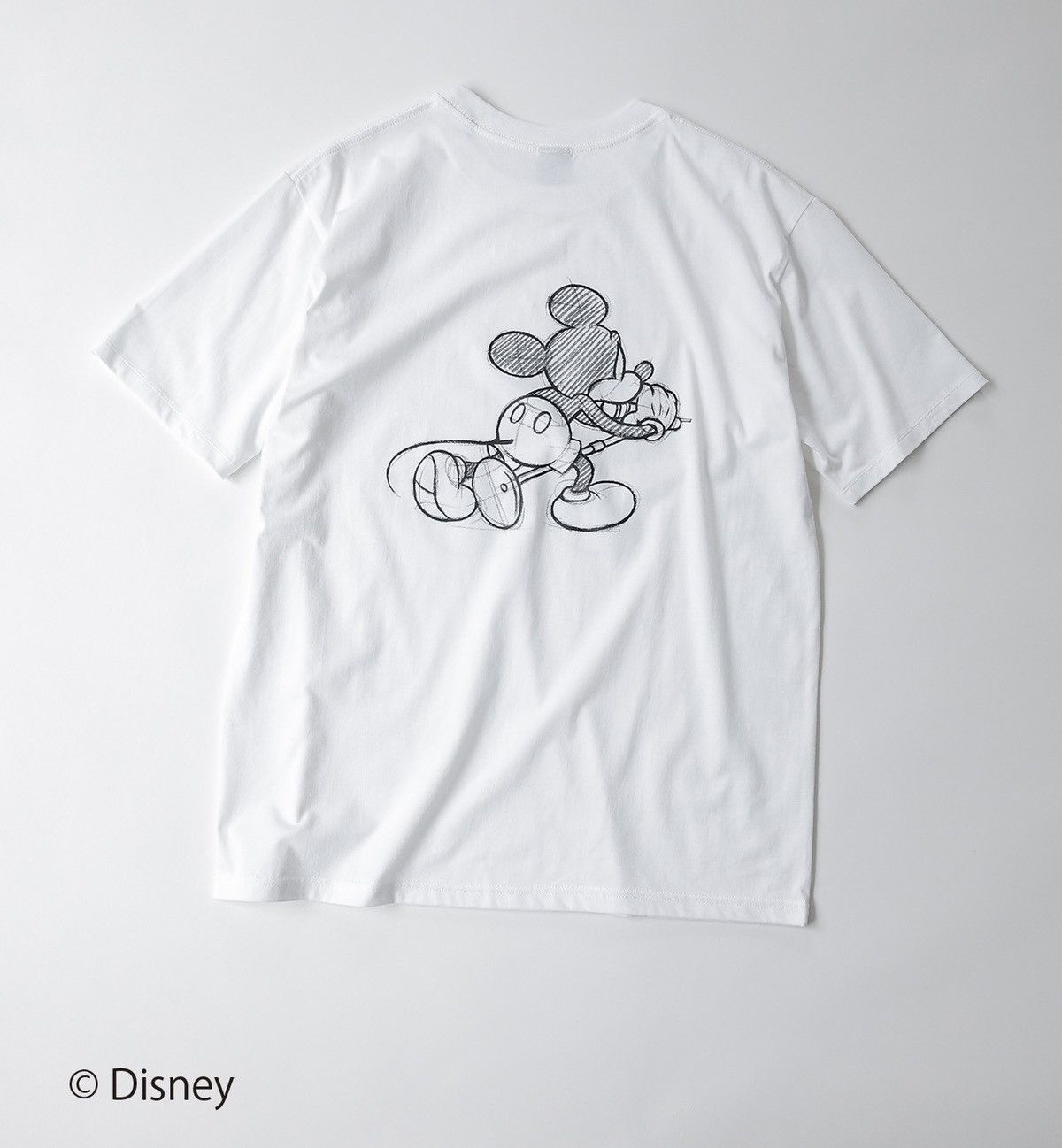 Number (N)ine Number (N)ine White Mickey Mouse Drawing Tee size 3 Size US L / EU 52-54 / 3 - 2 Thumbnail