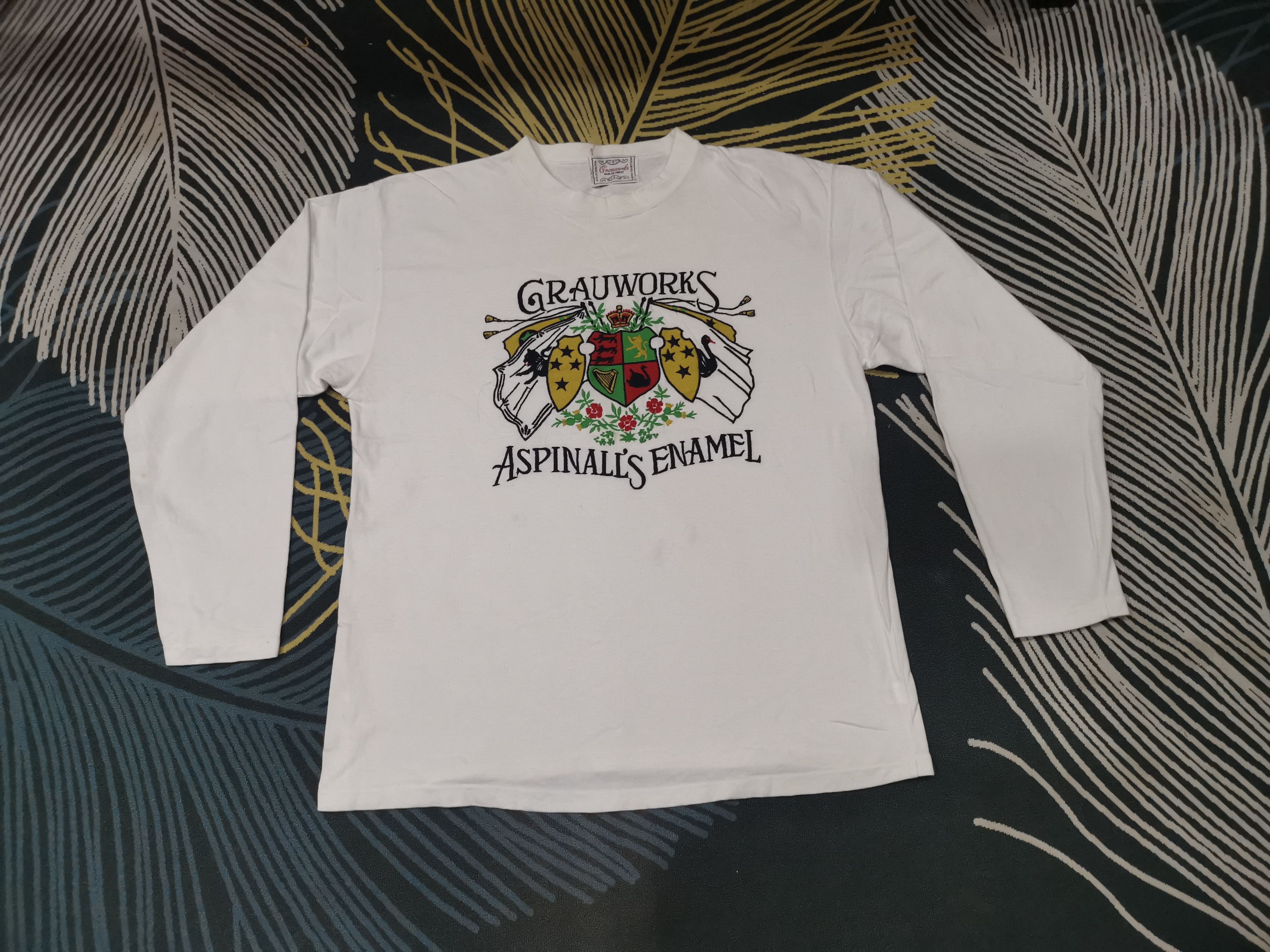 Vintage Grauworks Aspinal Enamel Long Sleeve Shirt Size US L / EU 52-54 / 3 - 1 Thumbnail