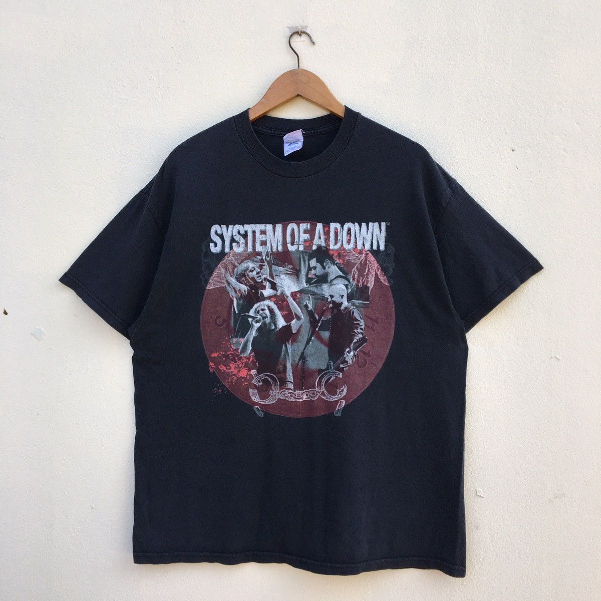 Vintage Vintage SYSTEM OF A DOWN BAND LINE UP Tshirt Grailed