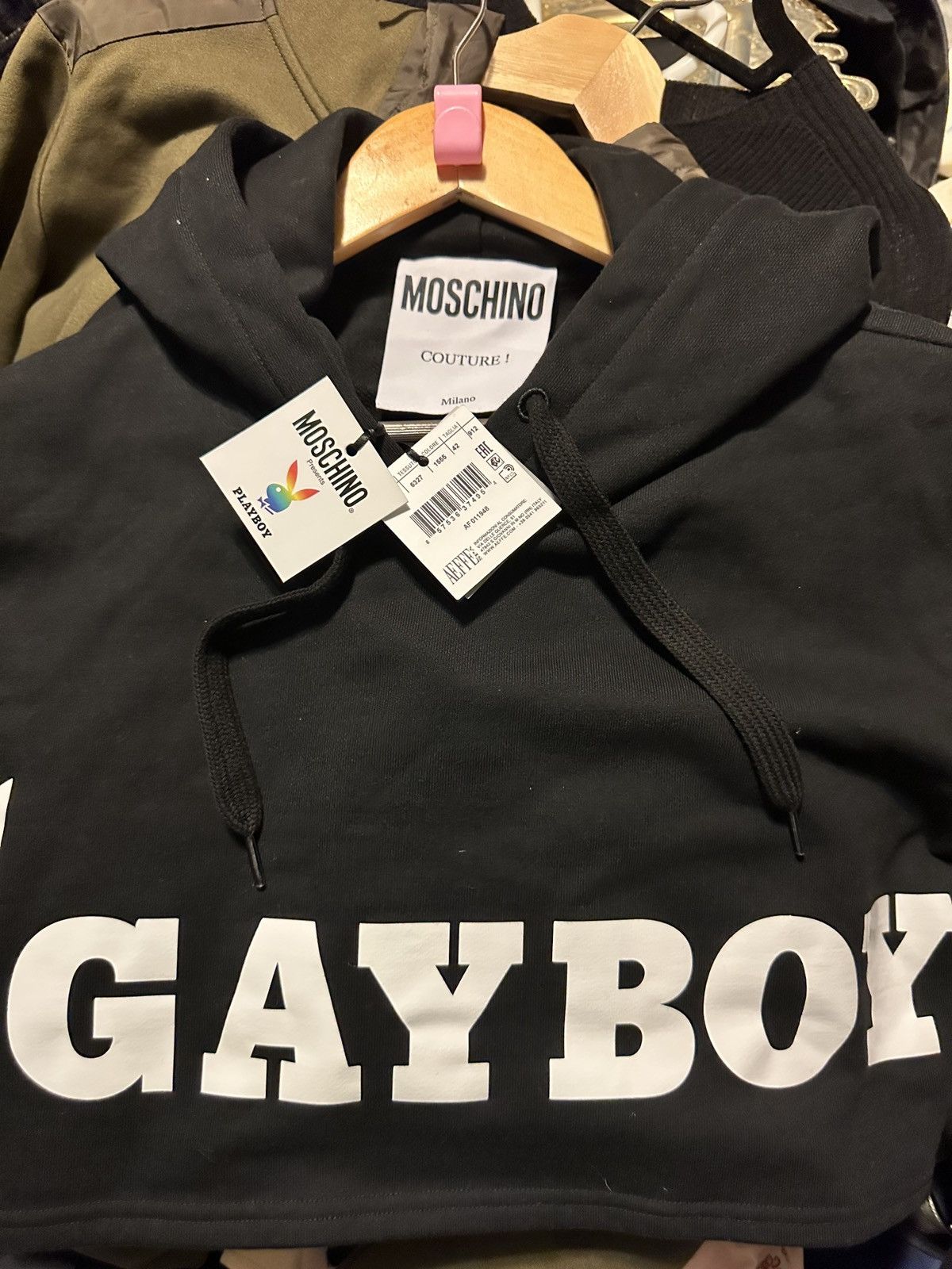 Boys moschino hoodie online