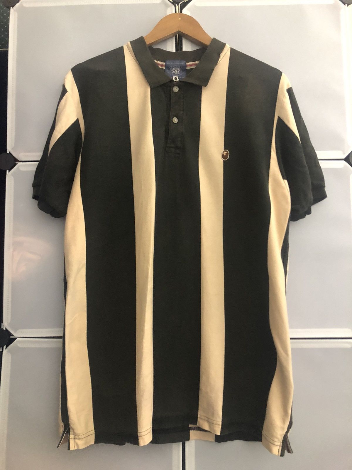 Bape Vintage Bape Polo Shirt Size US M / EU 48-50 / 2 - 1 Thumbnail