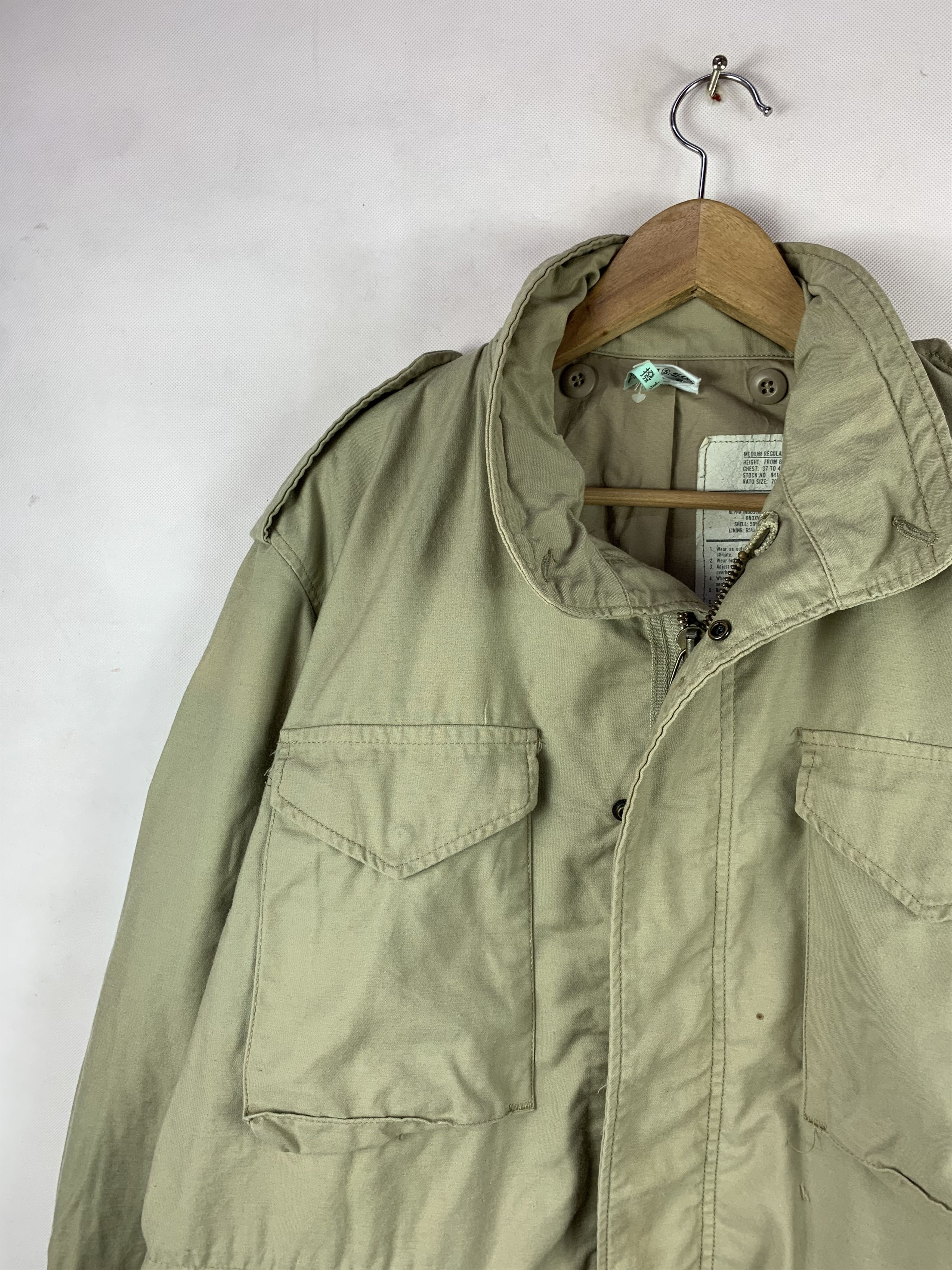 Alpha Industries Rare! Vintage Alpha Industries Cold Weather Field Jacket Size US L / EU 52-54 / 3 - 6 Thumbnail