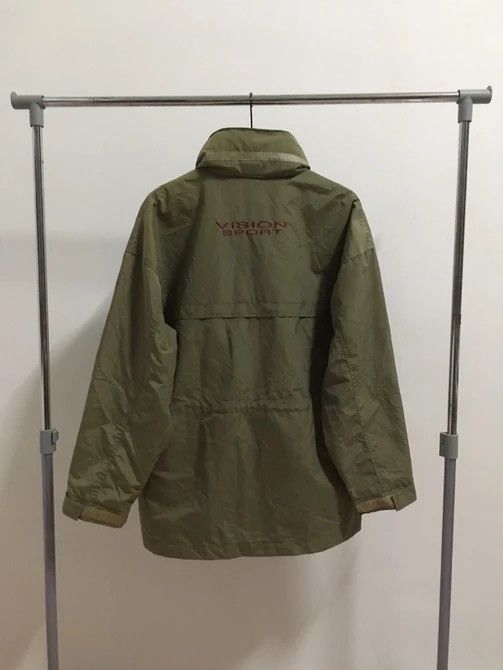 Vintage × Vision Streetwear 90’s Vintage Vision Streetwear Wind Jacket Reflectors Collar Size US L / EU 52-54 / 3 - 9 Thumbnail