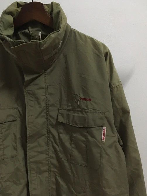 Vintage × Vision Streetwear 90’s Vintage Vision Streetwear Wind Jacket Reflectors Collar Size US L / EU 52-54 / 3 - 3 Thumbnail