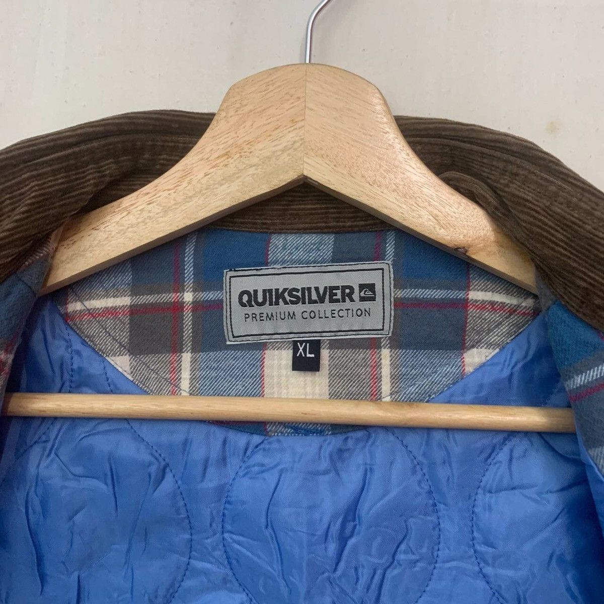 Quiksilver × Vintage Vintage Quiksilver Surf Gang Check Flannel Shirts Jacket Size US L / EU 52-54 / 3 - 9 Thumbnail
