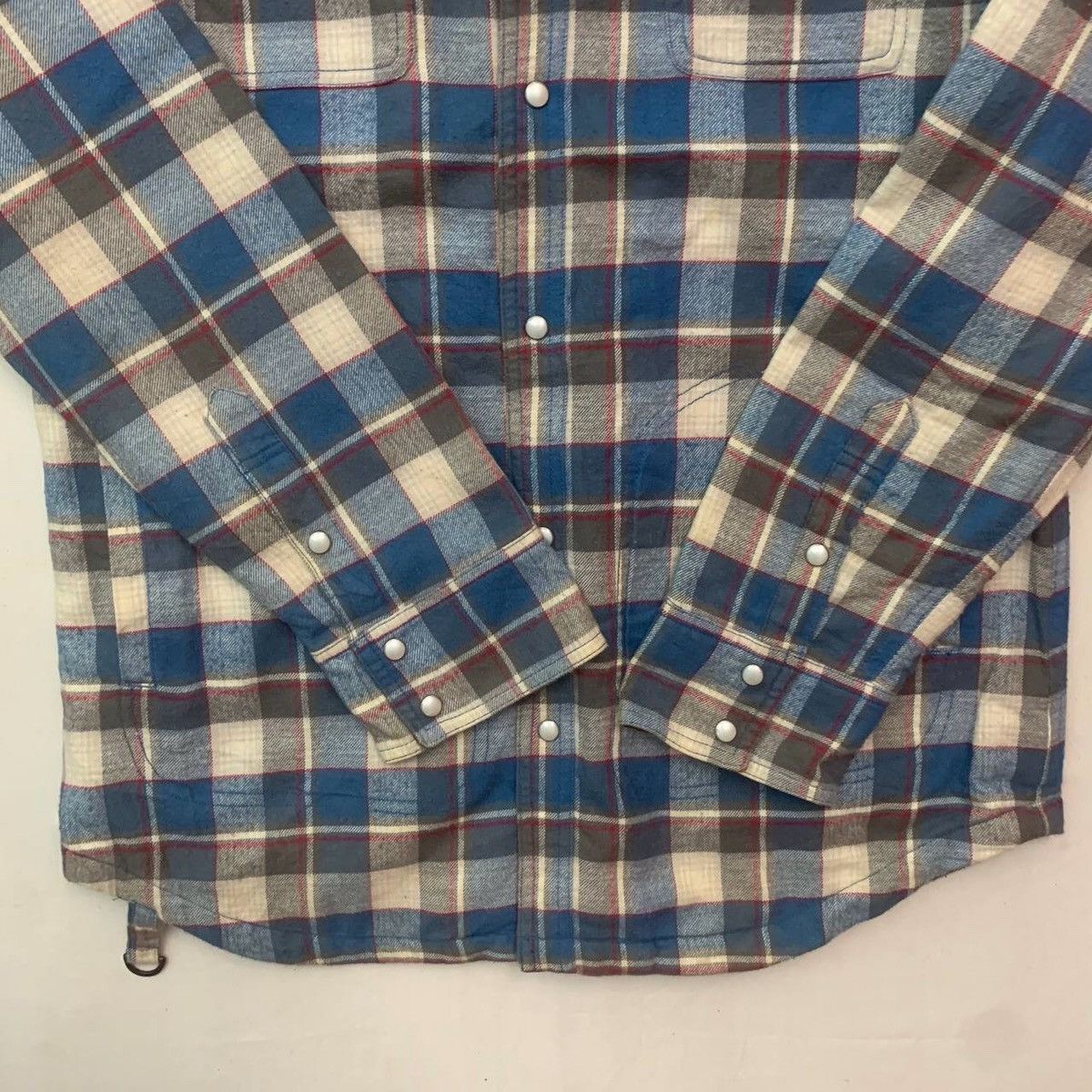 Quiksilver × Vintage Vintage Quiksilver Surf Gang Check Flannel Shirts Jacket Size US L / EU 52-54 / 3 - 7 Thumbnail