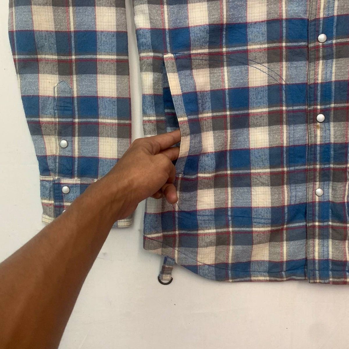 Quiksilver × Vintage Vintage Quiksilver Surf Gang Check Flannel Shirts Jacket Size US L / EU 52-54 / 3 - 5 Thumbnail