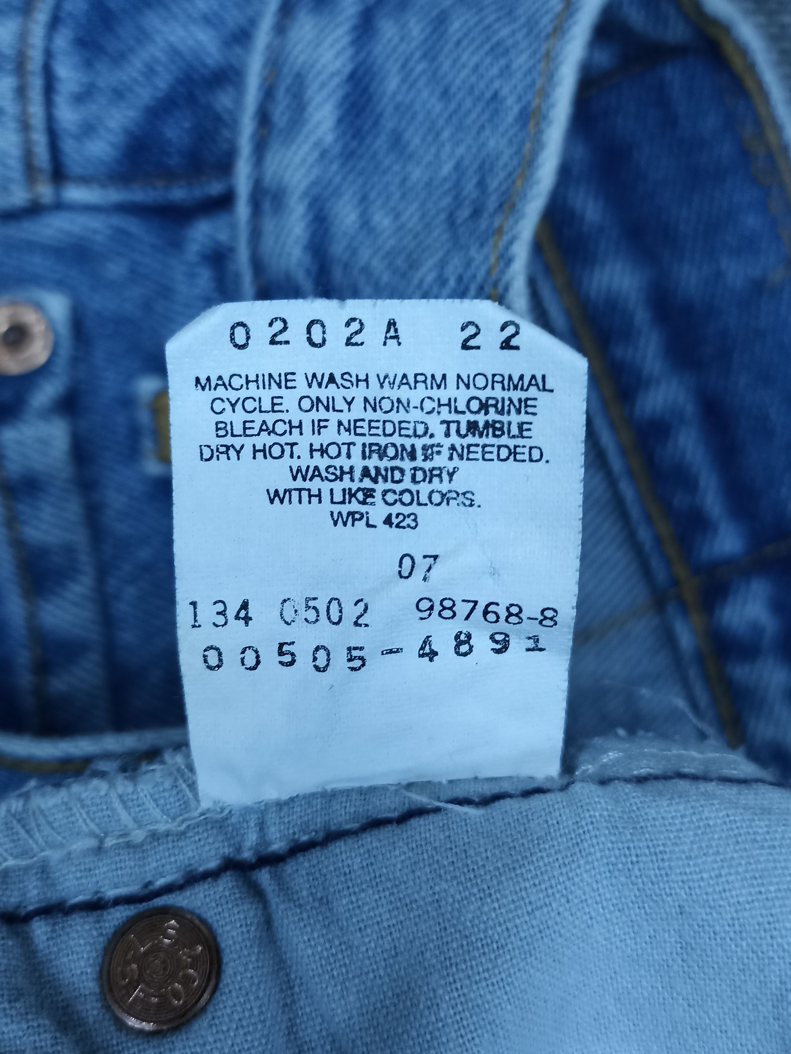 Jean × Levi's × Vintage Vintage Levis 505 Blue Wash Jeans - J168 Size US 38 / EU 54 - 5 Thumbnail