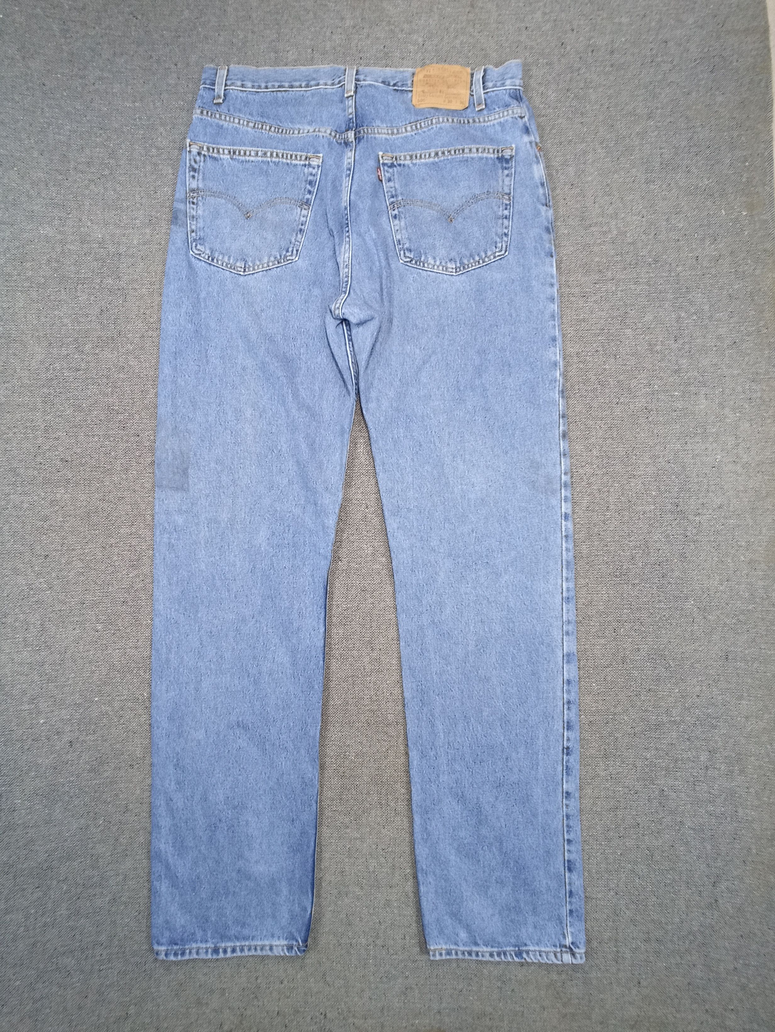 Jean × Levi's × Vintage Vintage Levis 505 Blue Wash Jeans - J168 Size US 38 / EU 54 - 2 Thumbnail