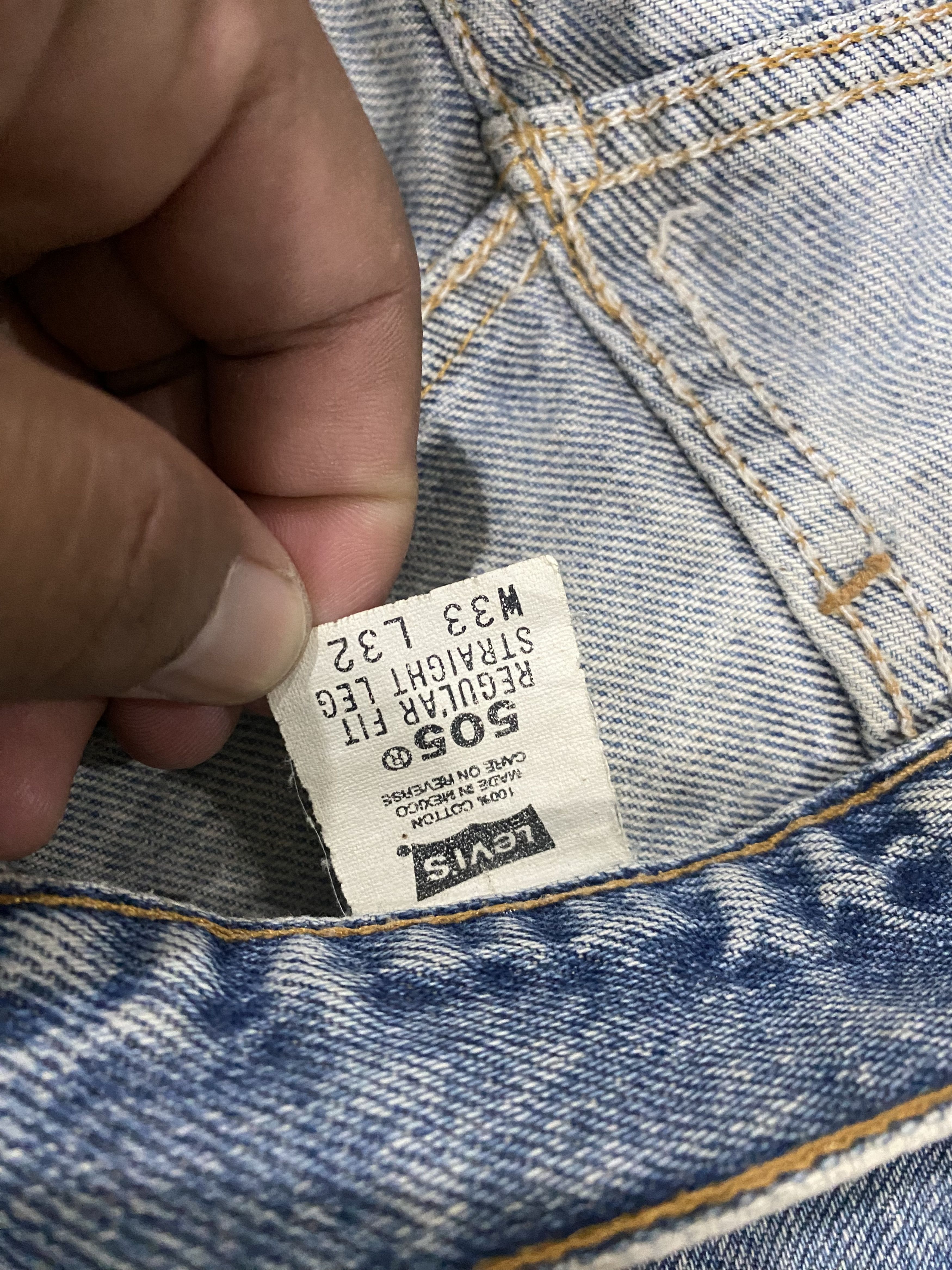Levi's Vintage Clothing VINTAGE LEVIS 505 CUSTOM DENIM Size US 33 - 8 Thumbnail