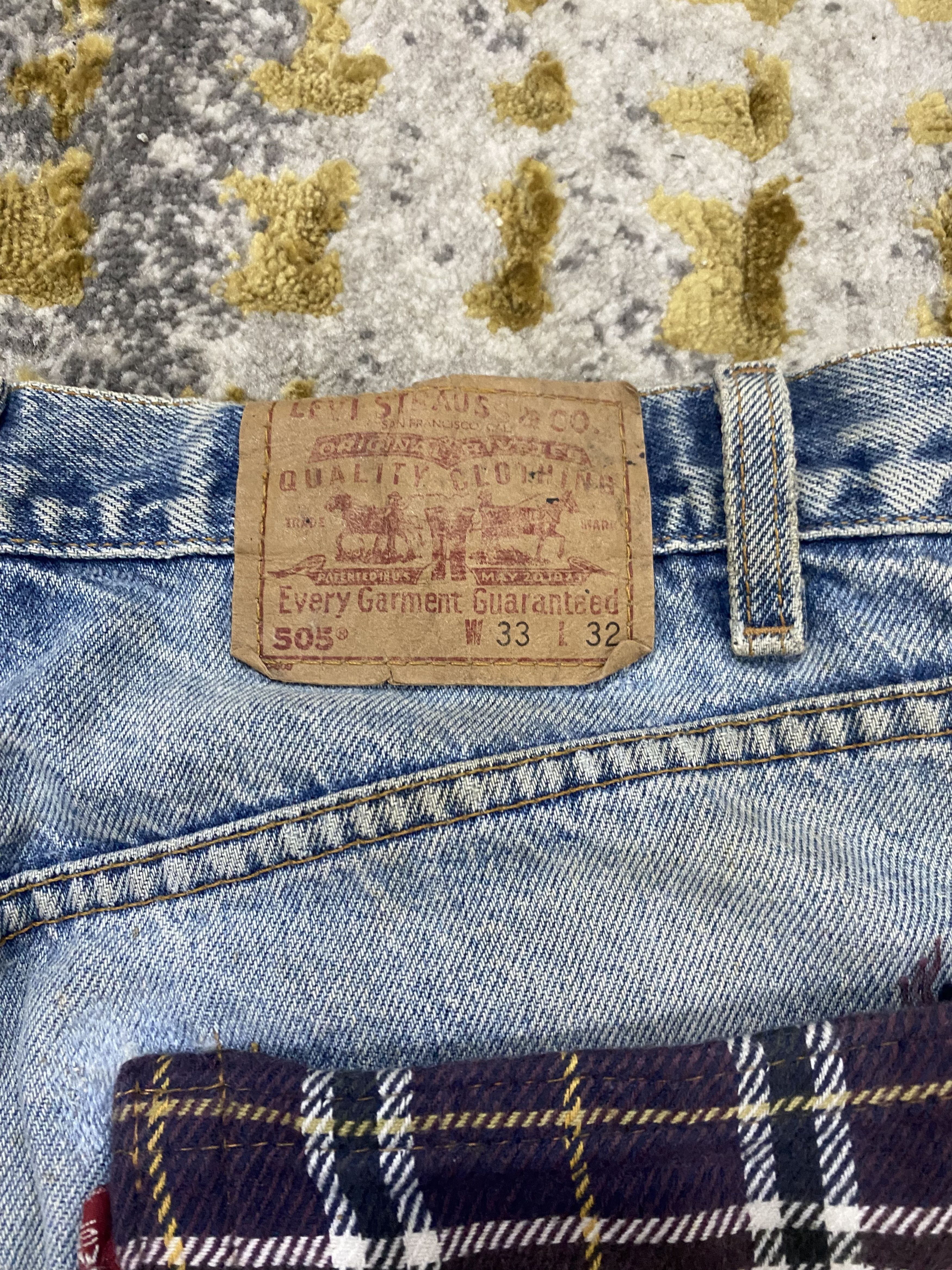Levi's Vintage Clothing VINTAGE LEVIS 505 CUSTOM DENIM Size US 33 - 7 Thumbnail