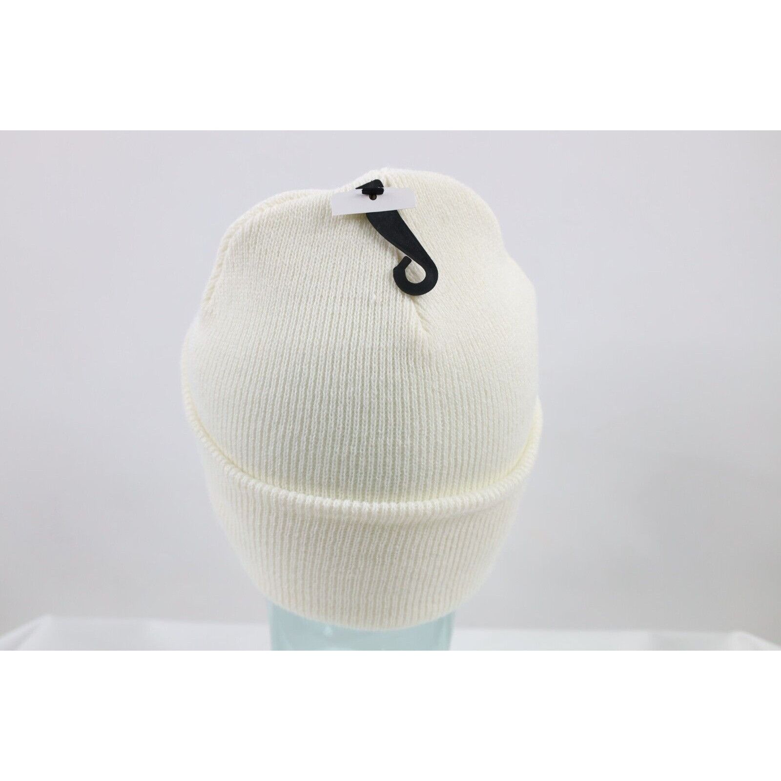 Carhartt New Carhartt Spell Out Box Logo Knit Winter Beanie Hat White Size ONE SIZE - 4 Thumbnail