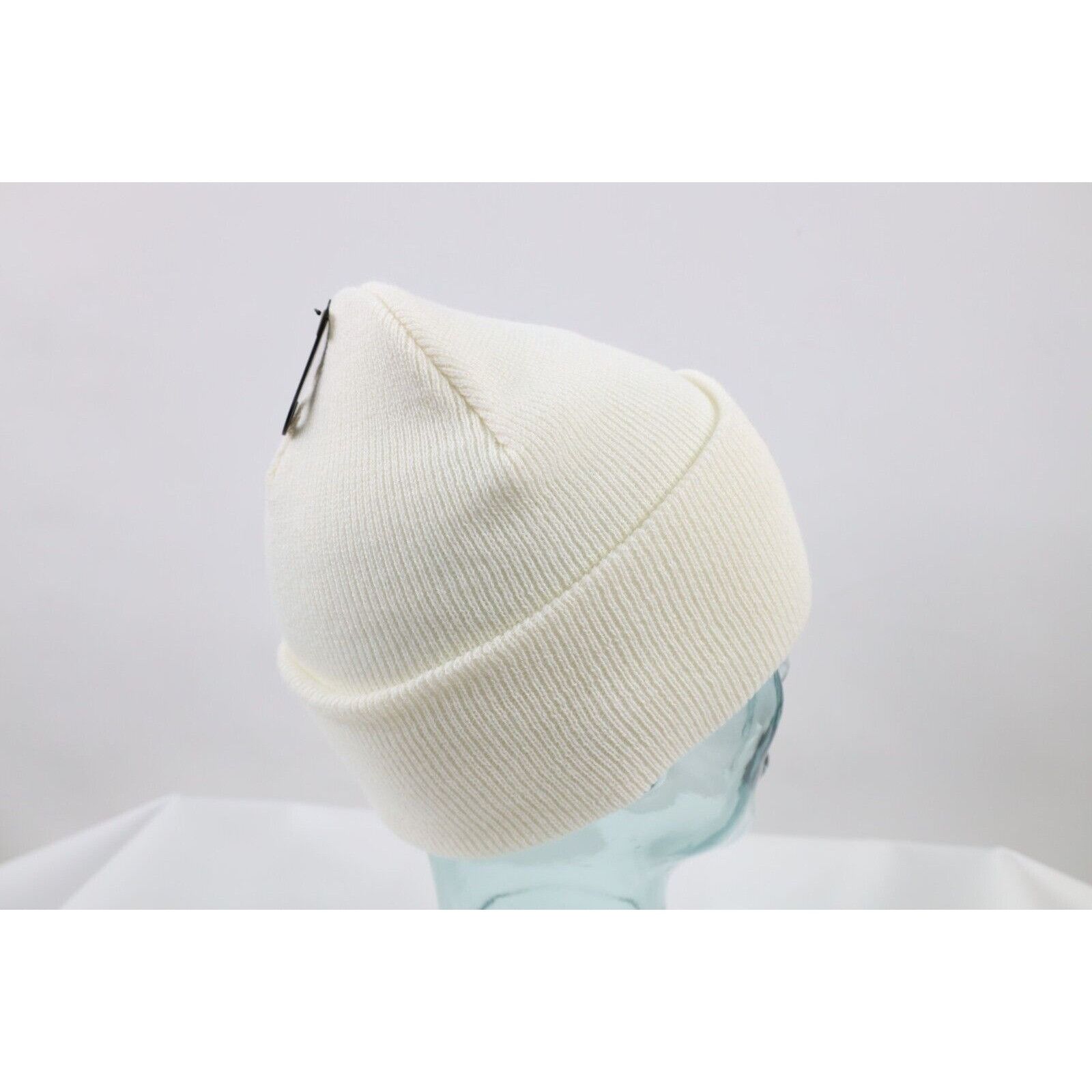 Carhartt New Carhartt Spell Out Box Logo Knit Winter Beanie Hat White Size ONE SIZE - 5 Thumbnail
