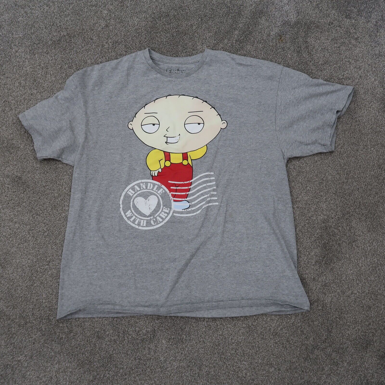 Vintage Family Guy Stewie T shirt Mens Adult 2XL Gray TV Movies ...