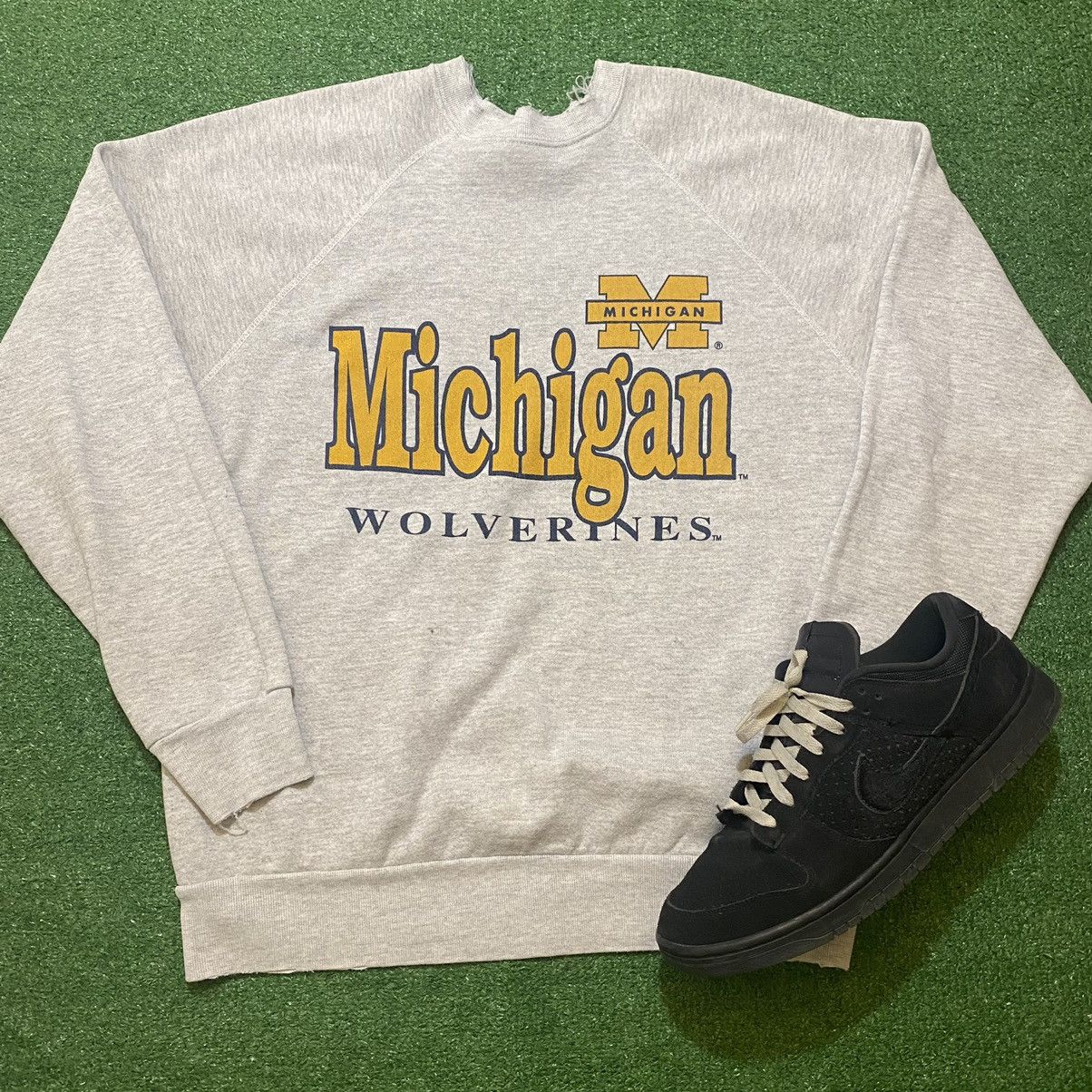Vintage Vintage University of Michigan Sweatshirt Size US XL / EU 56 / 4 - 1 Thumbnail
