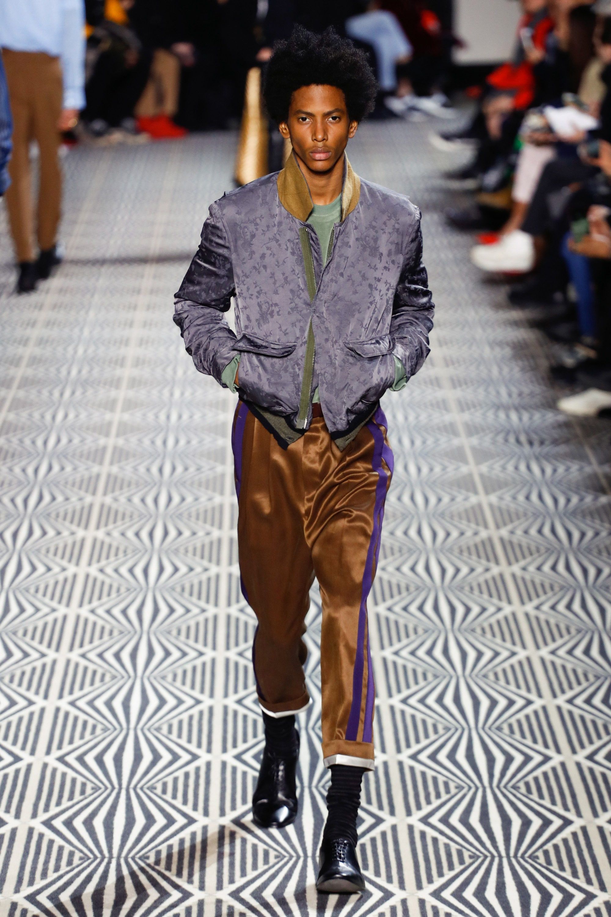 Haider Ackermann Floral Bomber Jacket | Grailed