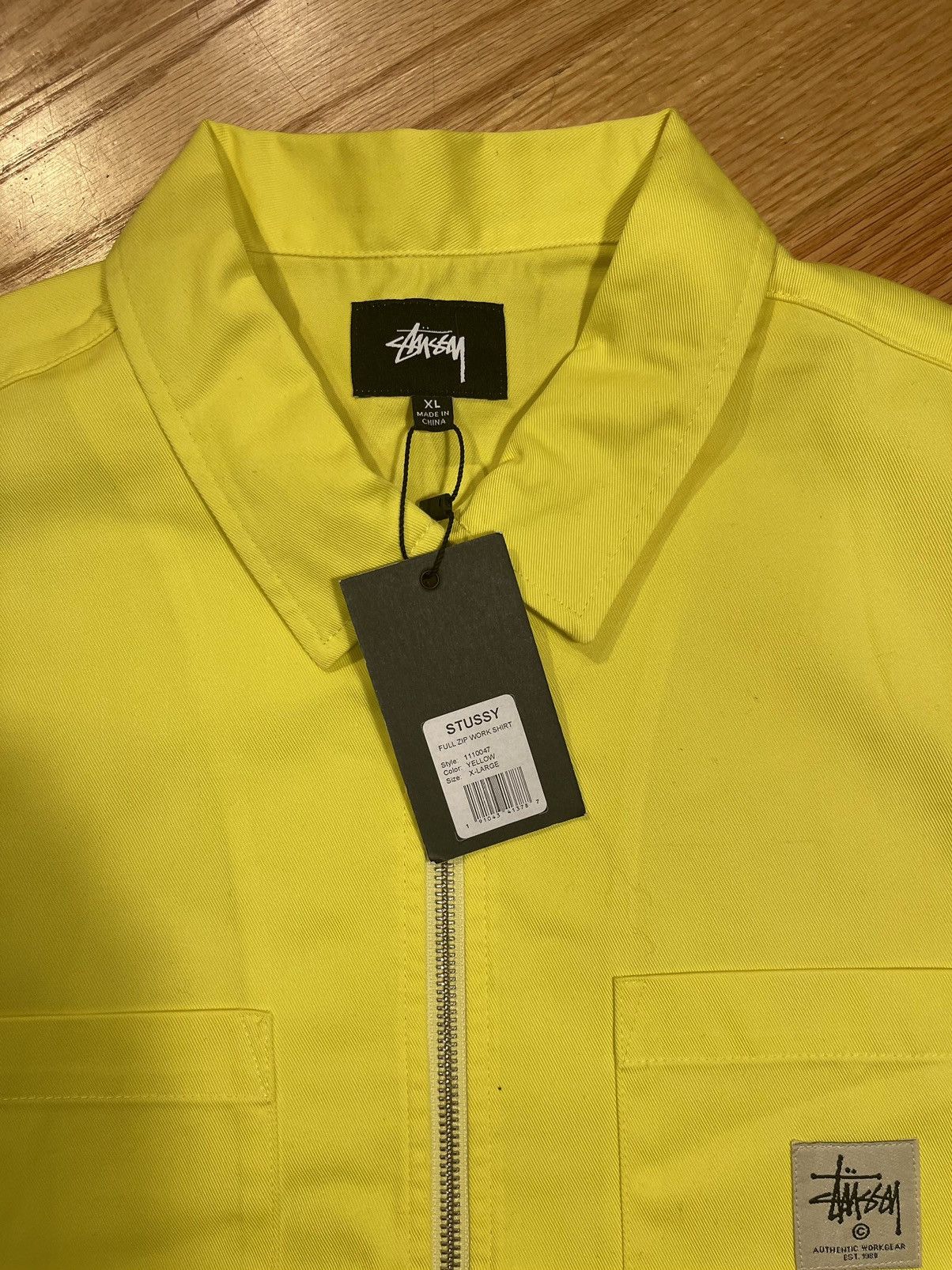 Stussy Stussy Full Zip Work Shirt Grailed