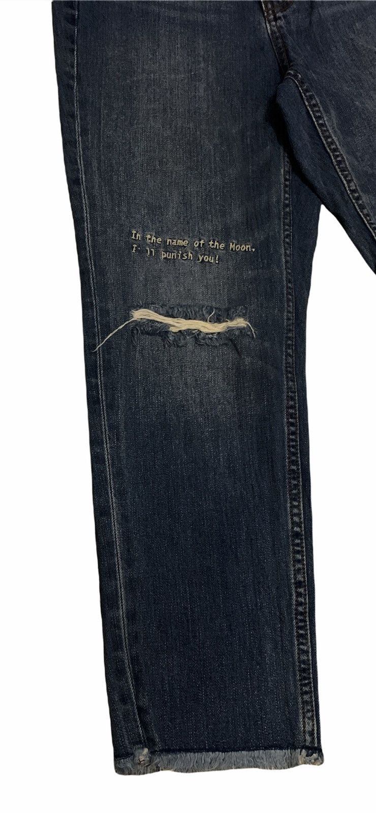 Japanese Brand × Uniqlo × Vintage Rare Design Vintage Japanese Anime Sailormoon Jeans 2000s Size US 26 / EU 42 - 3 Thumbnail