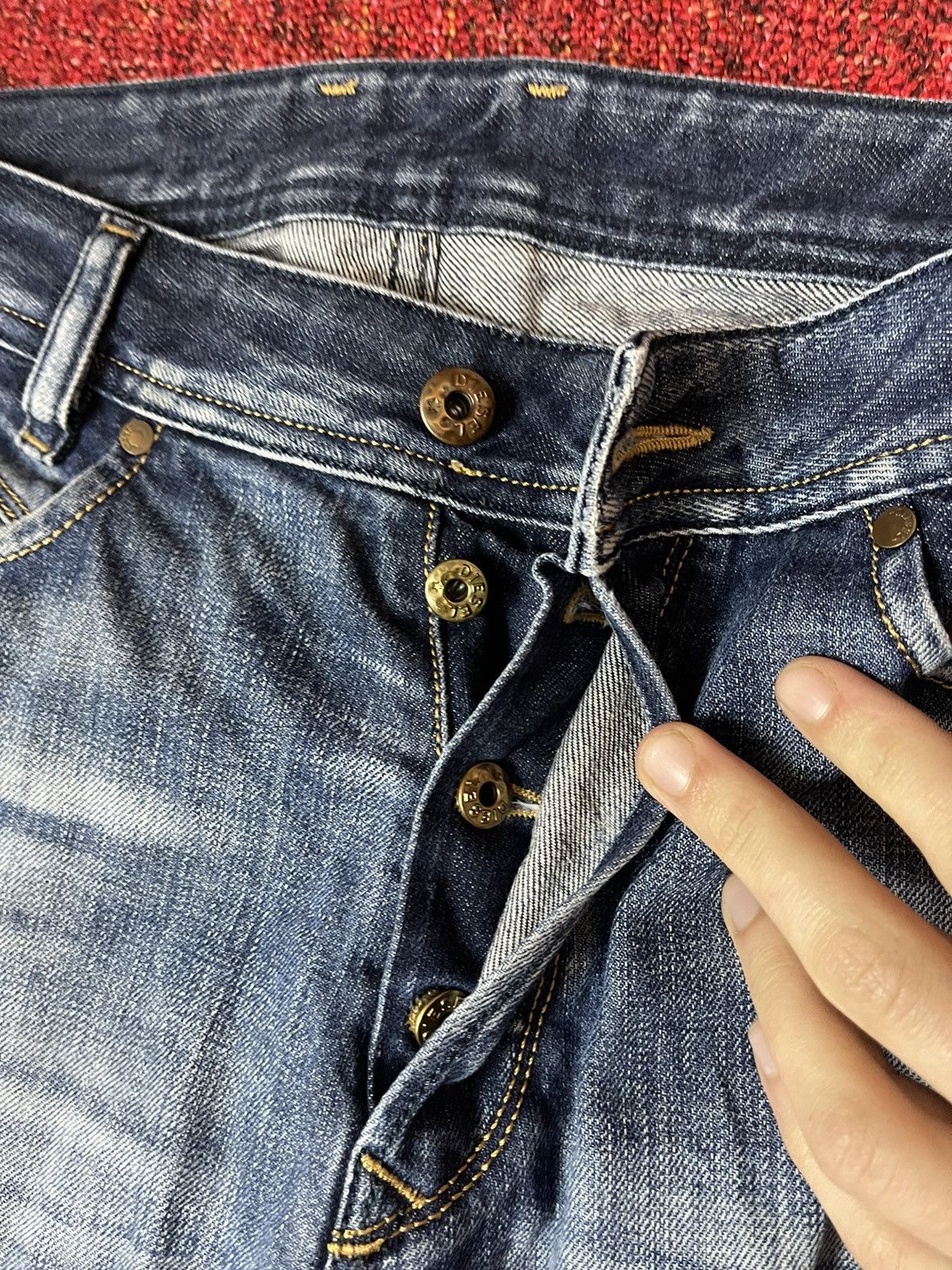 Diesel × Vintage Diesel vintage y2k denim pants jeans Size US 31 - 3 Thumbnail
