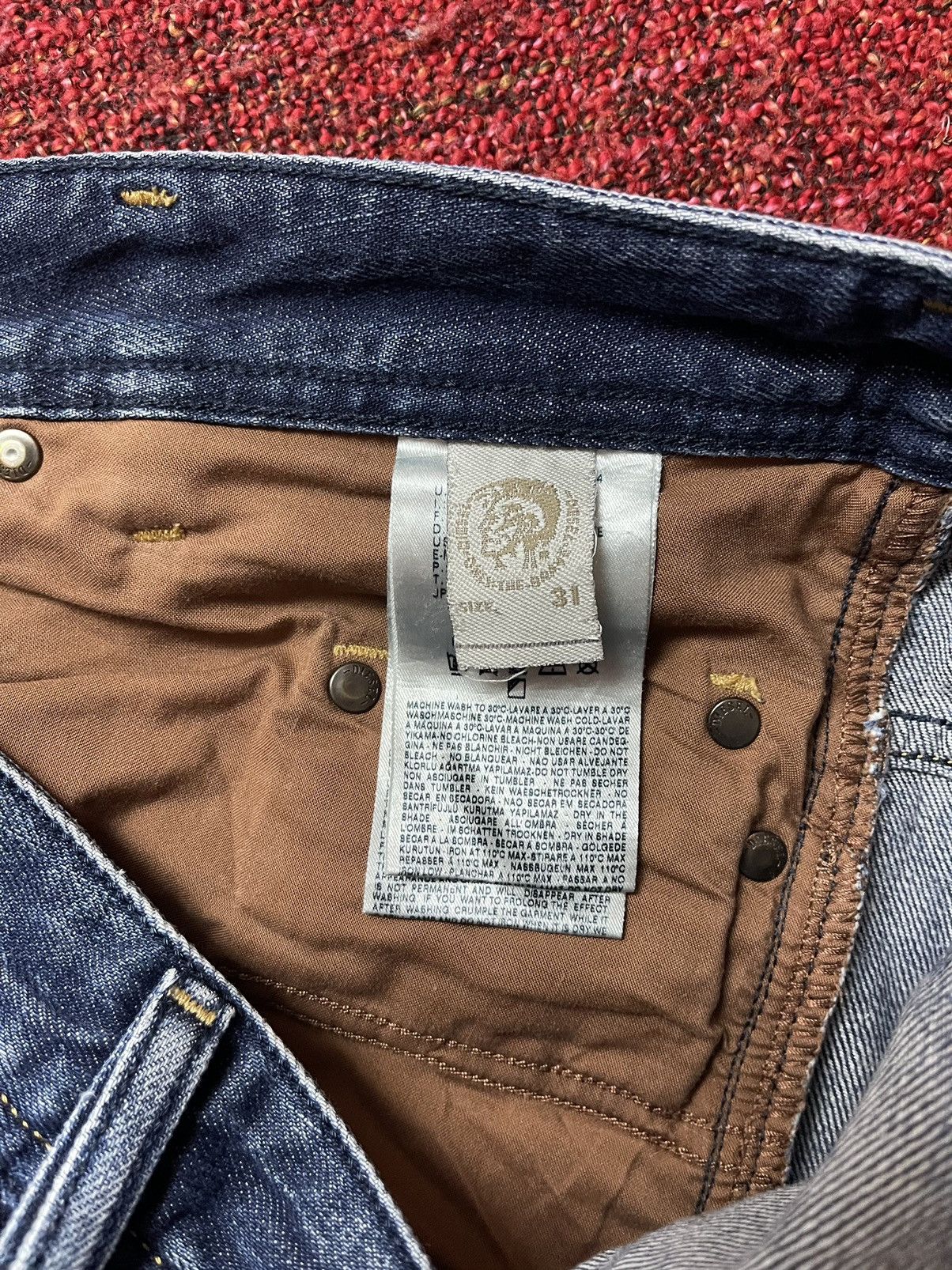 Diesel × Vintage Diesel vintage y2k denim pants jeans Size US 31 - 6 Thumbnail