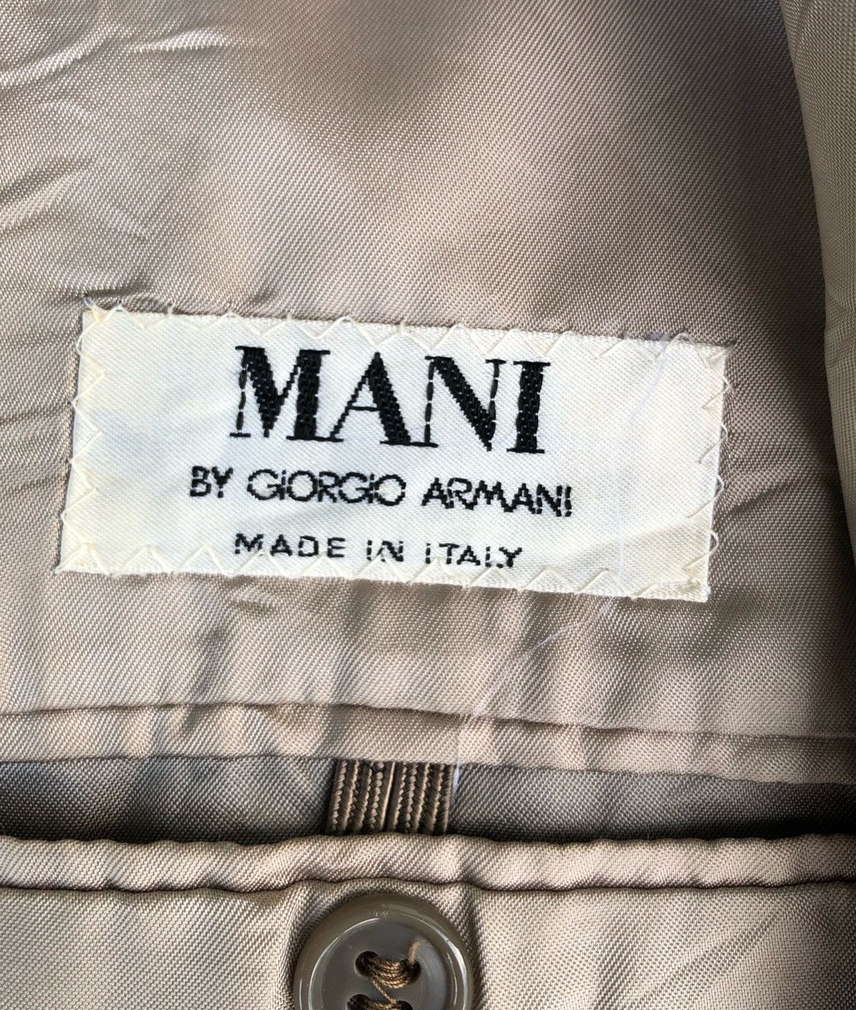 Giorgio Armani 🔥Vintage Mani By Giorgio Armani Blazer Jacket Size US M / EU 48-50 / 2 - 15 Thumbnail