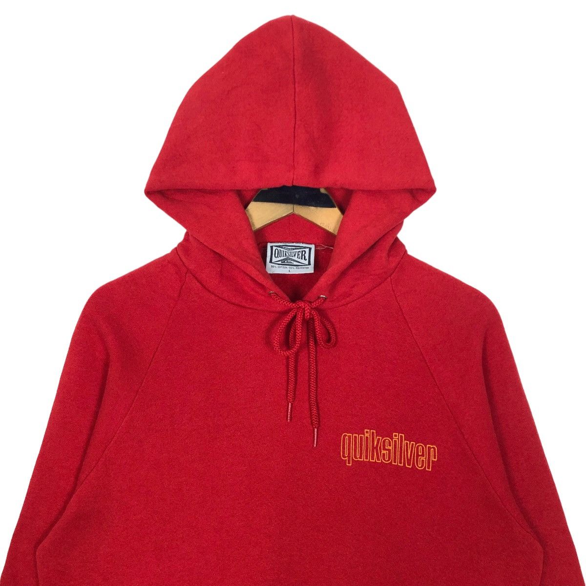 Quicksilver Vintage 90s Quiksilver Boardshort Sweater Hoodie Big Logo Size US L / EU 52-54 / 3 - 8 Thumbnail