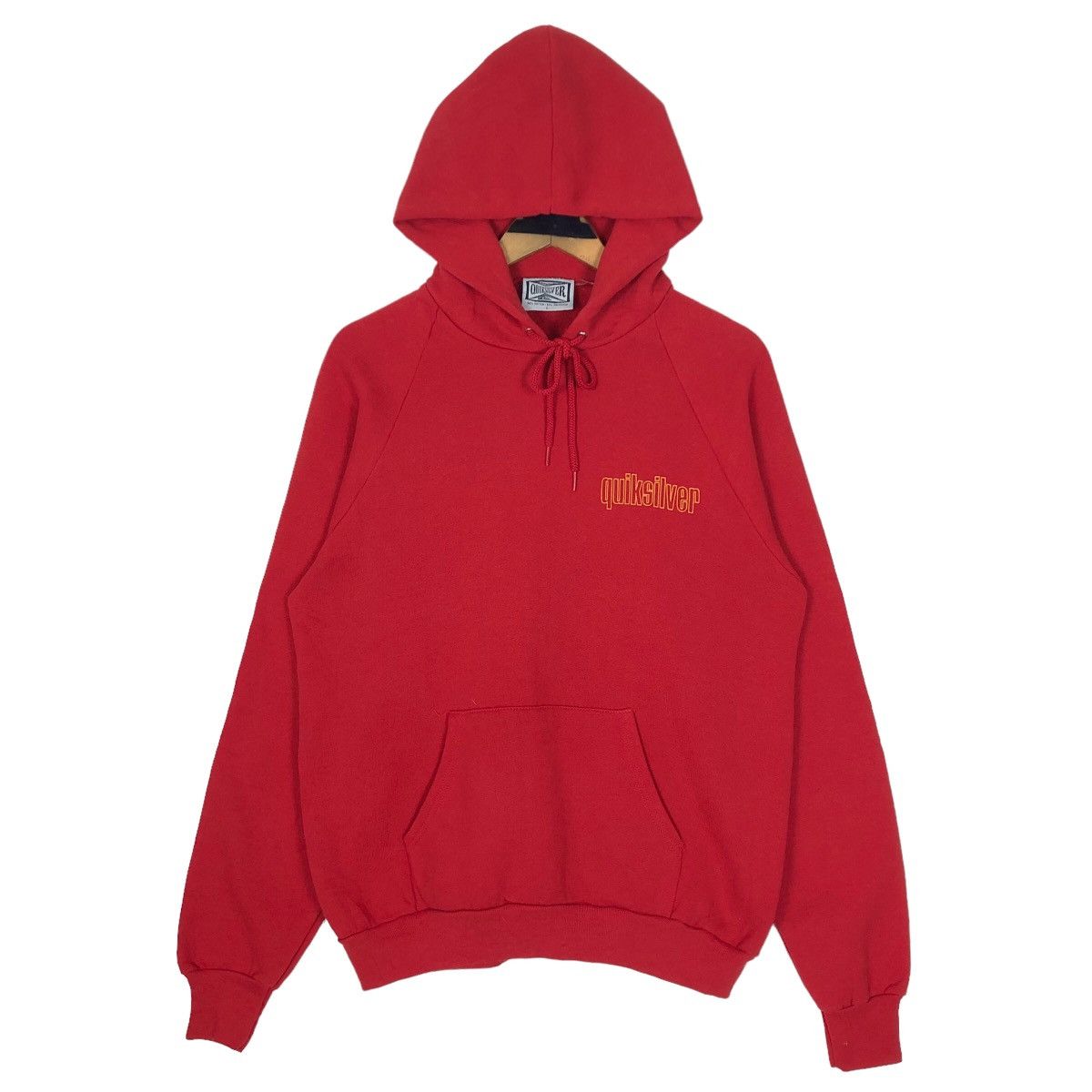 Quicksilver Vintage 90s Quiksilver Boardshort Sweater Hoodie Big Logo Size US L / EU 52-54 / 3 - 2 Thumbnail