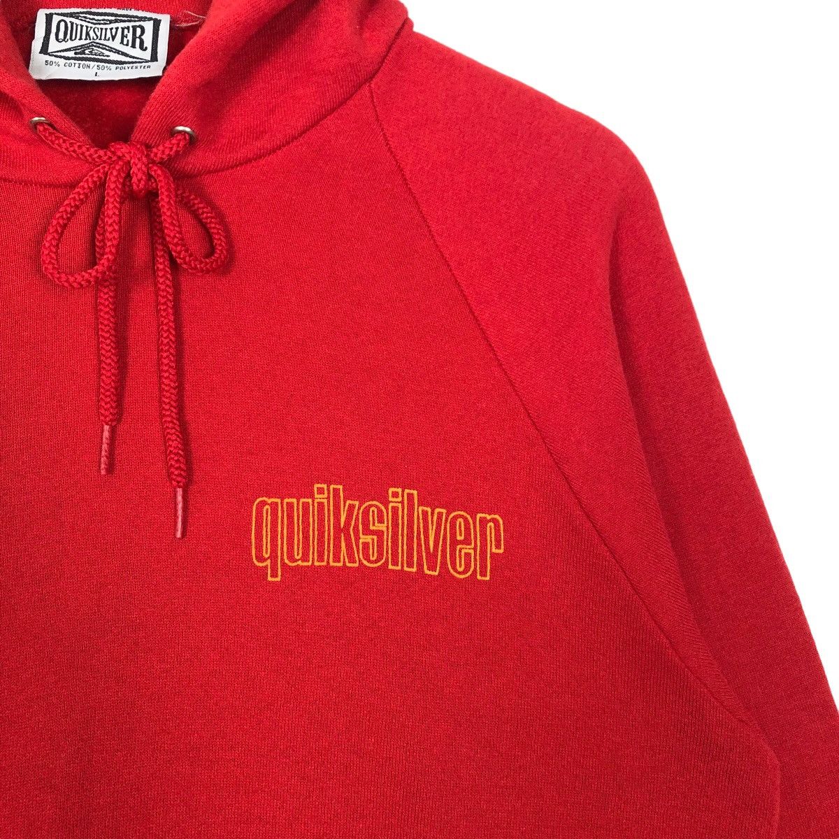 Quicksilver Vintage 90s Quiksilver Boardshort Sweater Hoodie Big Logo Size US L / EU 52-54 / 3 - 6 Thumbnail