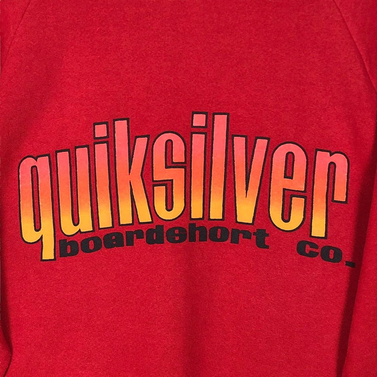 Quicksilver Vintage 90s Quiksilver Boardshort Sweater Hoodie Big Logo Size US L / EU 52-54 / 3 - 3 Thumbnail