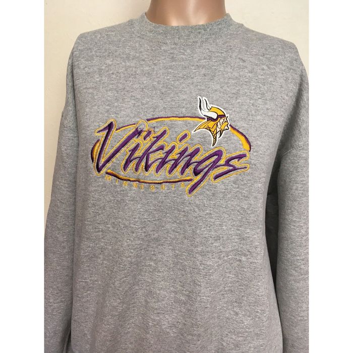 VINTAGE Minnesota Vikings Crewneck SZ XL!