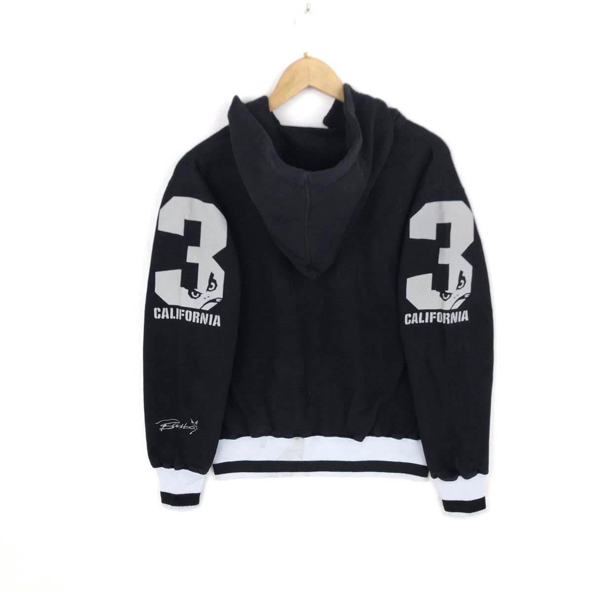 Vintage BAD BOY Sweatshirt Spell Out Big Logo CALIFORNIA Sweater Size US S / EU 44-46 / 1 - 2 Thumbnail