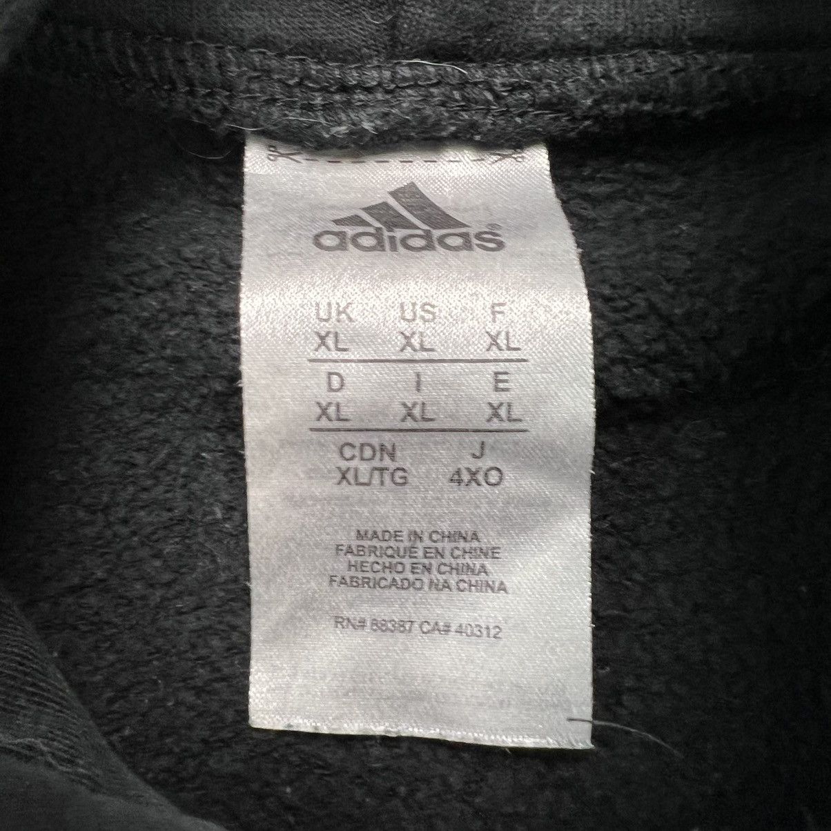 Adidas Vintage 00s Adidas Hoodie Center Logo Size US XL / EU 56 / 4 - 5 Preview