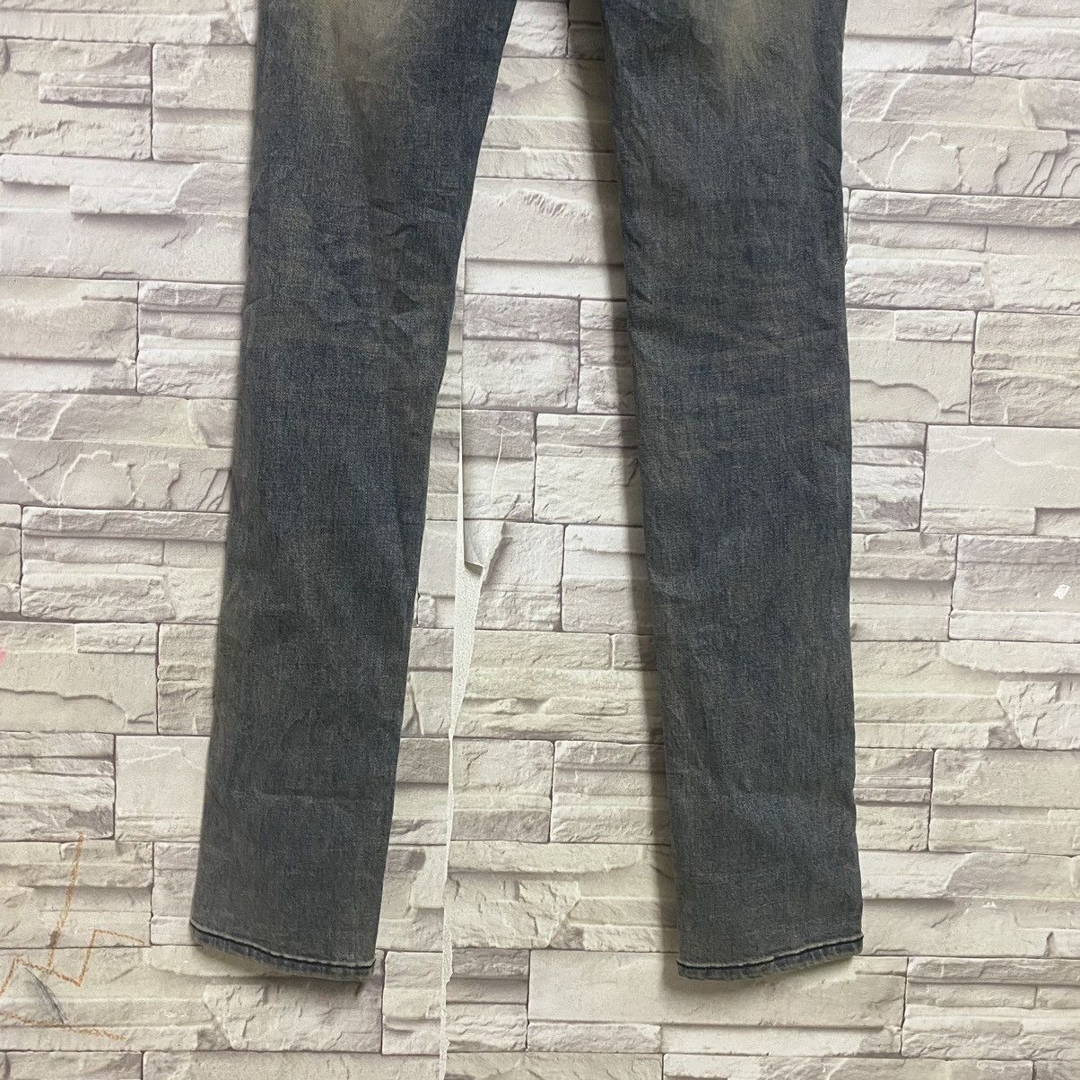 Takeshy Kurosawa Takeshy Kurosawa Denim Double Waist Skinny Jeans Stretch Size US 31 - 10 Thumbnail