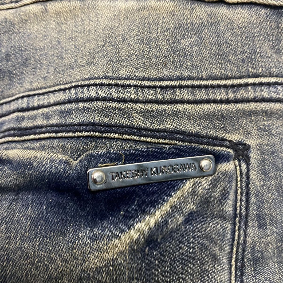 Takeshy Kurosawa Takeshy Kurosawa Denim Double Waist Skinny Jeans Stretch Size US 31 - 13 Thumbnail