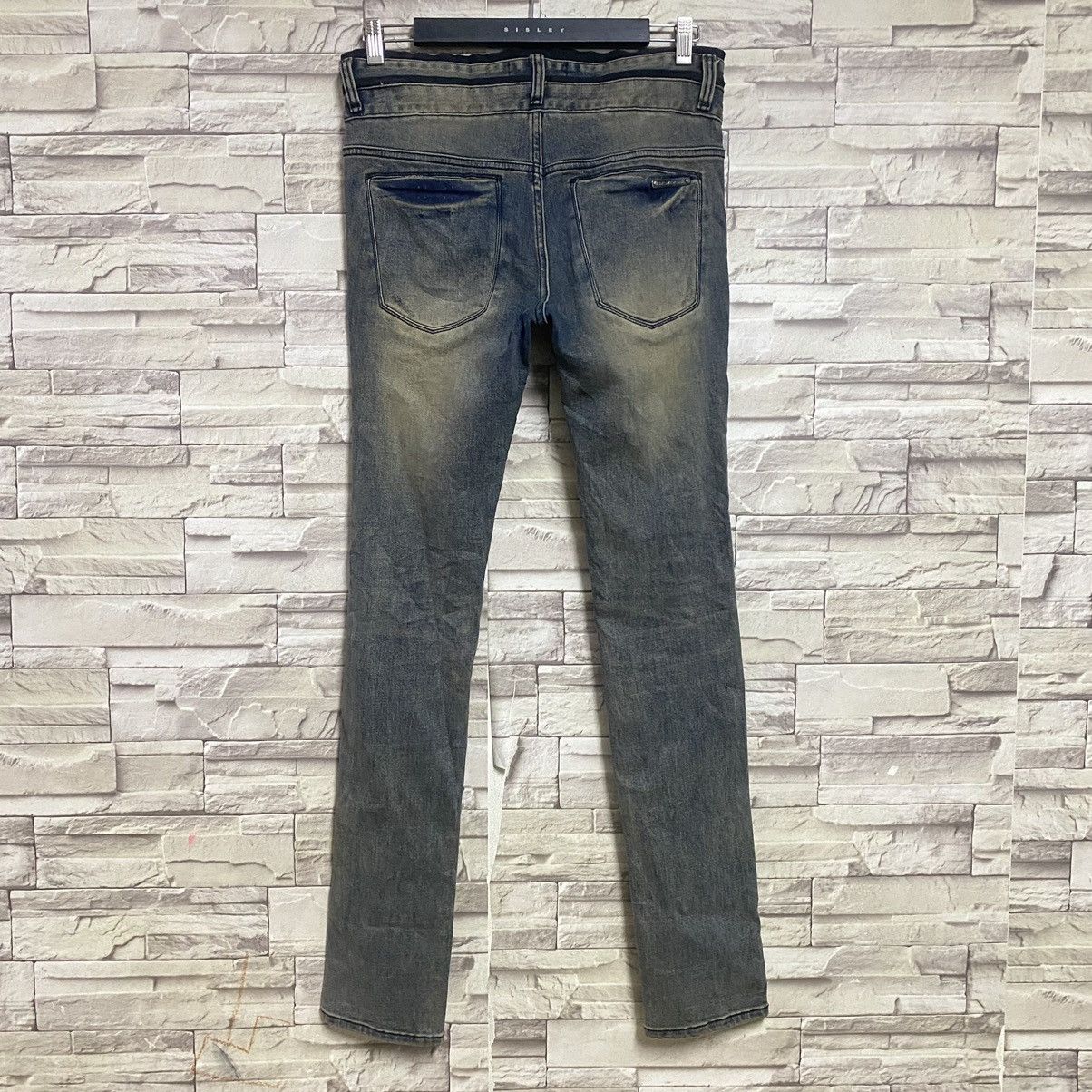 Takeshy Kurosawa Takeshy Kurosawa Denim Double Waist Skinny Jeans Stretch Size US 31 - 8 Thumbnail