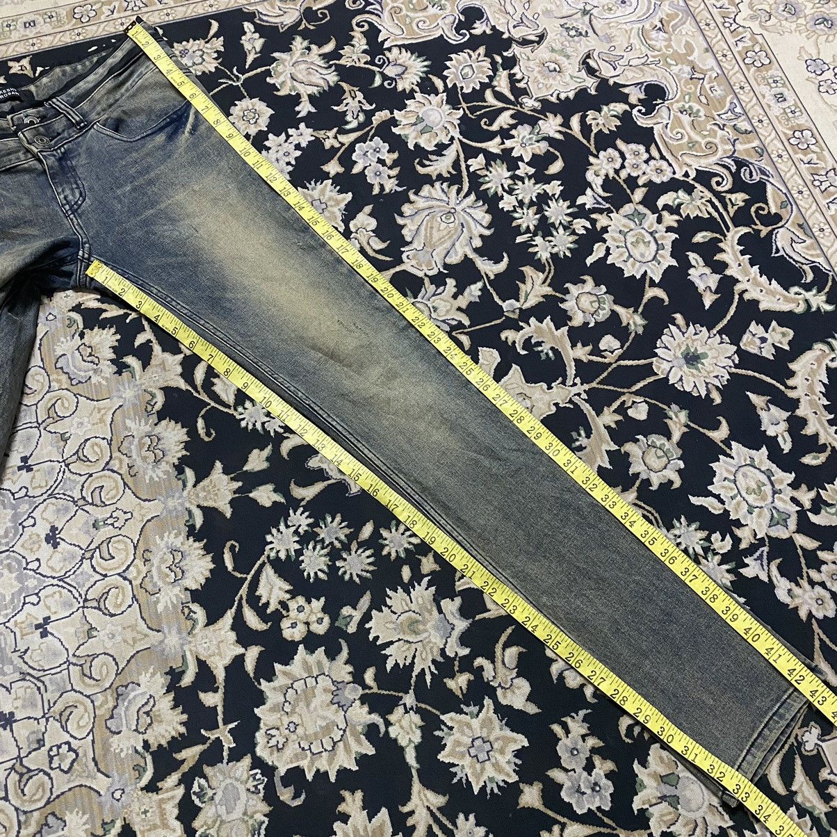 Takeshy Kurosawa Takeshy Kurosawa Denim Double Waist Skinny Jeans Stretch Size US 31 - 18 Thumbnail