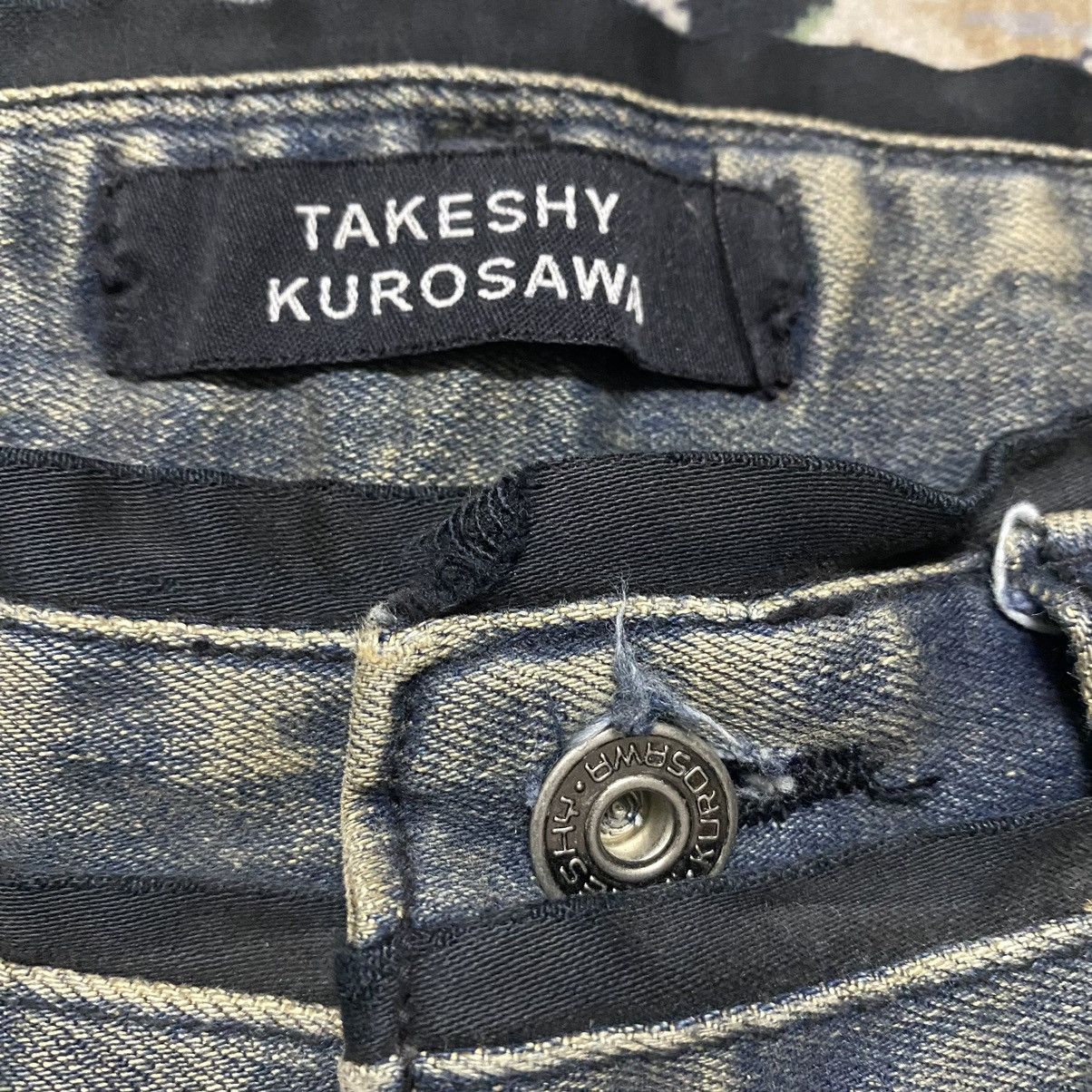 Takeshy Kurosawa Takeshy Kurosawa Denim Double Waist Skinny Jeans Stretch Size US 31 - 14 Thumbnail